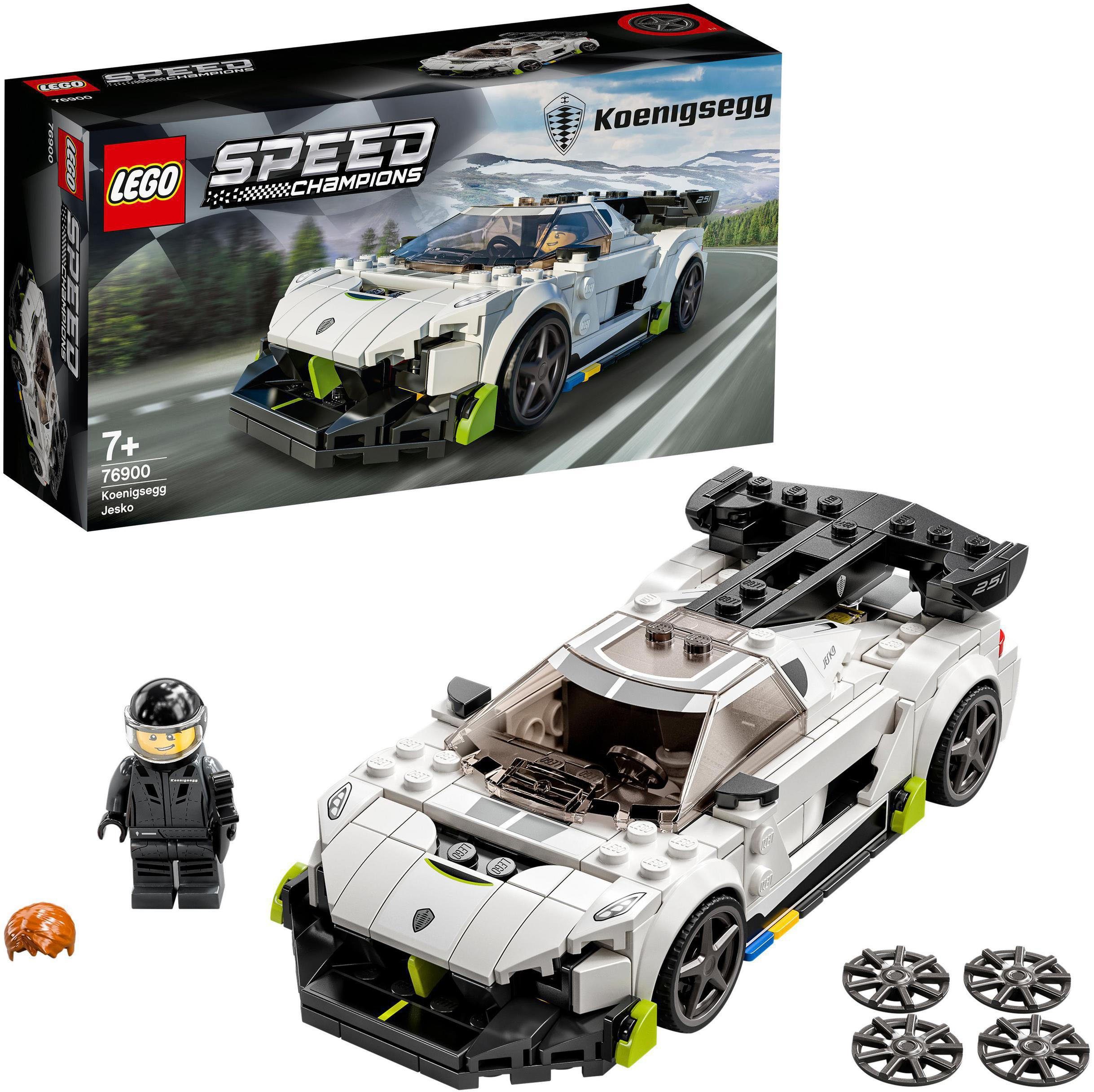 Koenigsegg Jesko (76900), LEGO® Speed Champions Konstruktionsspielsteine