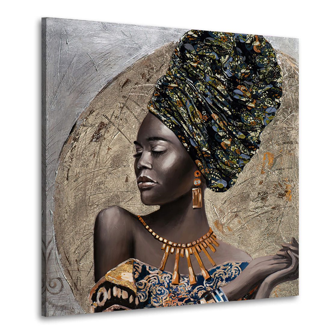 Artedinoi Leinwandbild Afrikanische Frau Beautiful Women günstig online kaufen