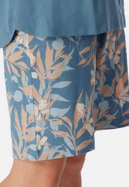 Schiesser Pyjama Comfort Nightwear (Set, 2 tlg) Schlafanzug - Atmungsaktiv - Set aus T-Shirt und kurzer Hose