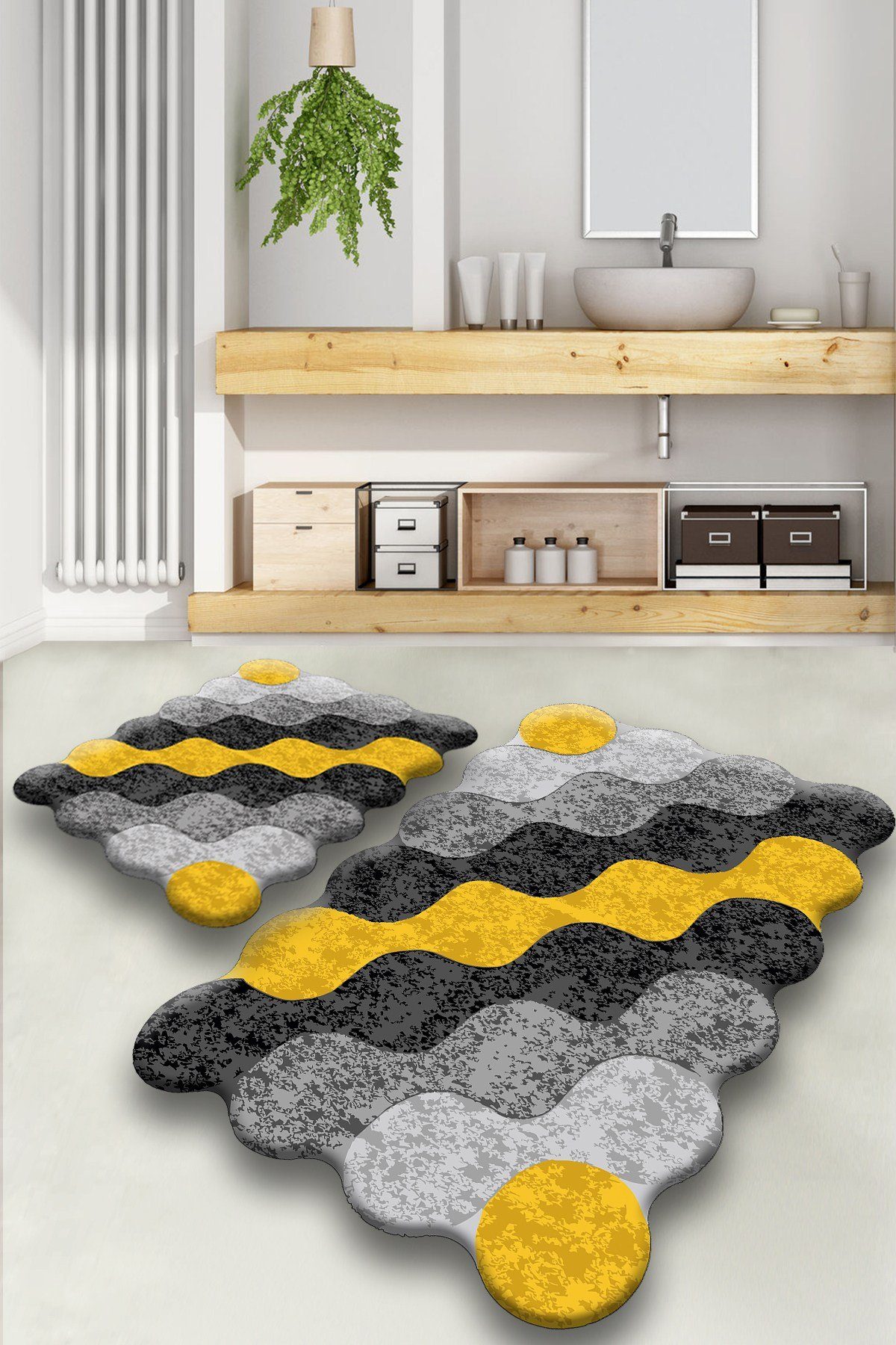 L'Essentiel Linge de Maison Badematte 100% POLYESTER, 60 x 100 cm (1 Piece) L2573