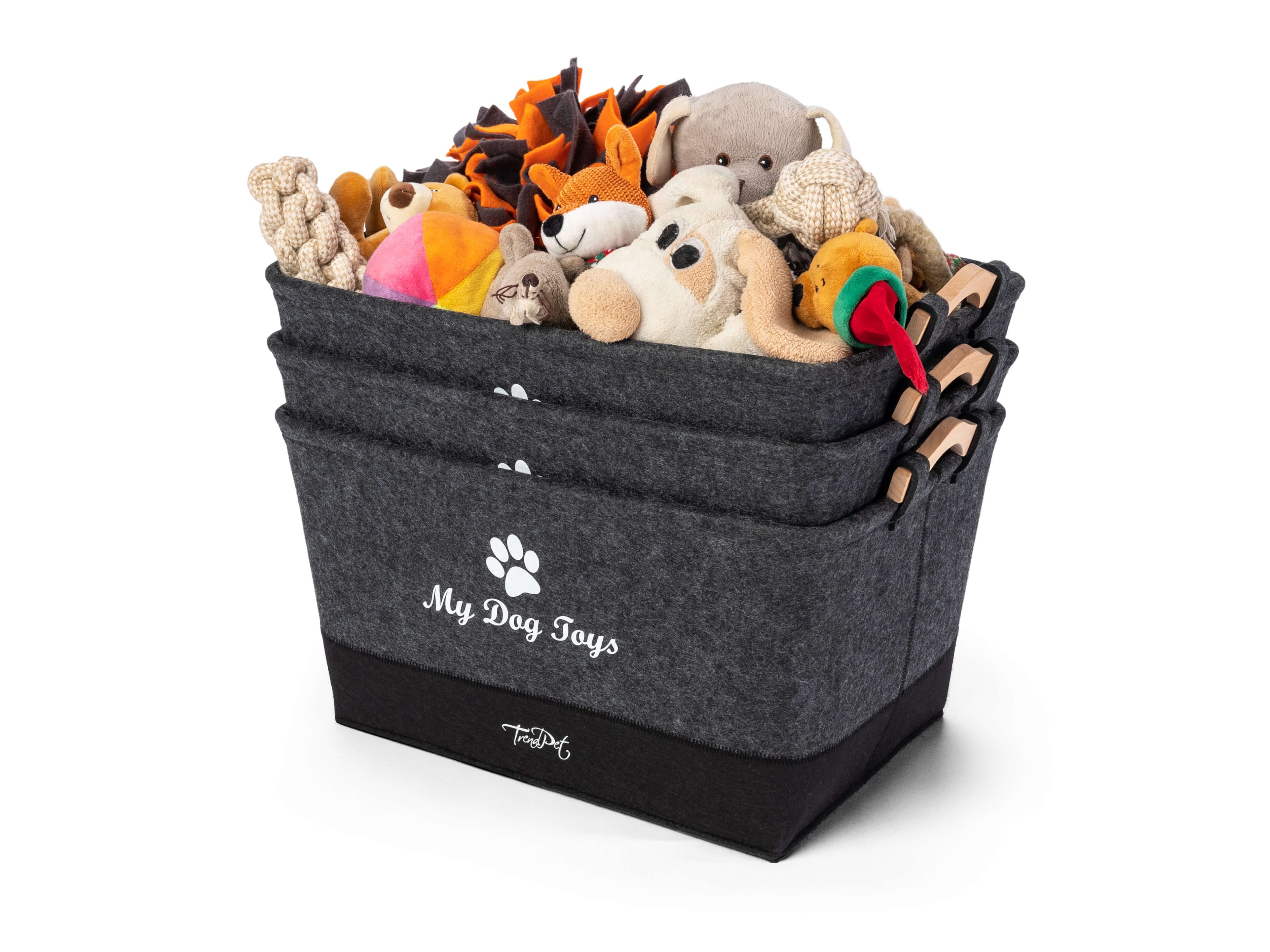 TrendPet Aufbewahrungsbox MyDogToys Spielzeugkörbchen (Aufbewahrungskorb, A günstig online kaufen