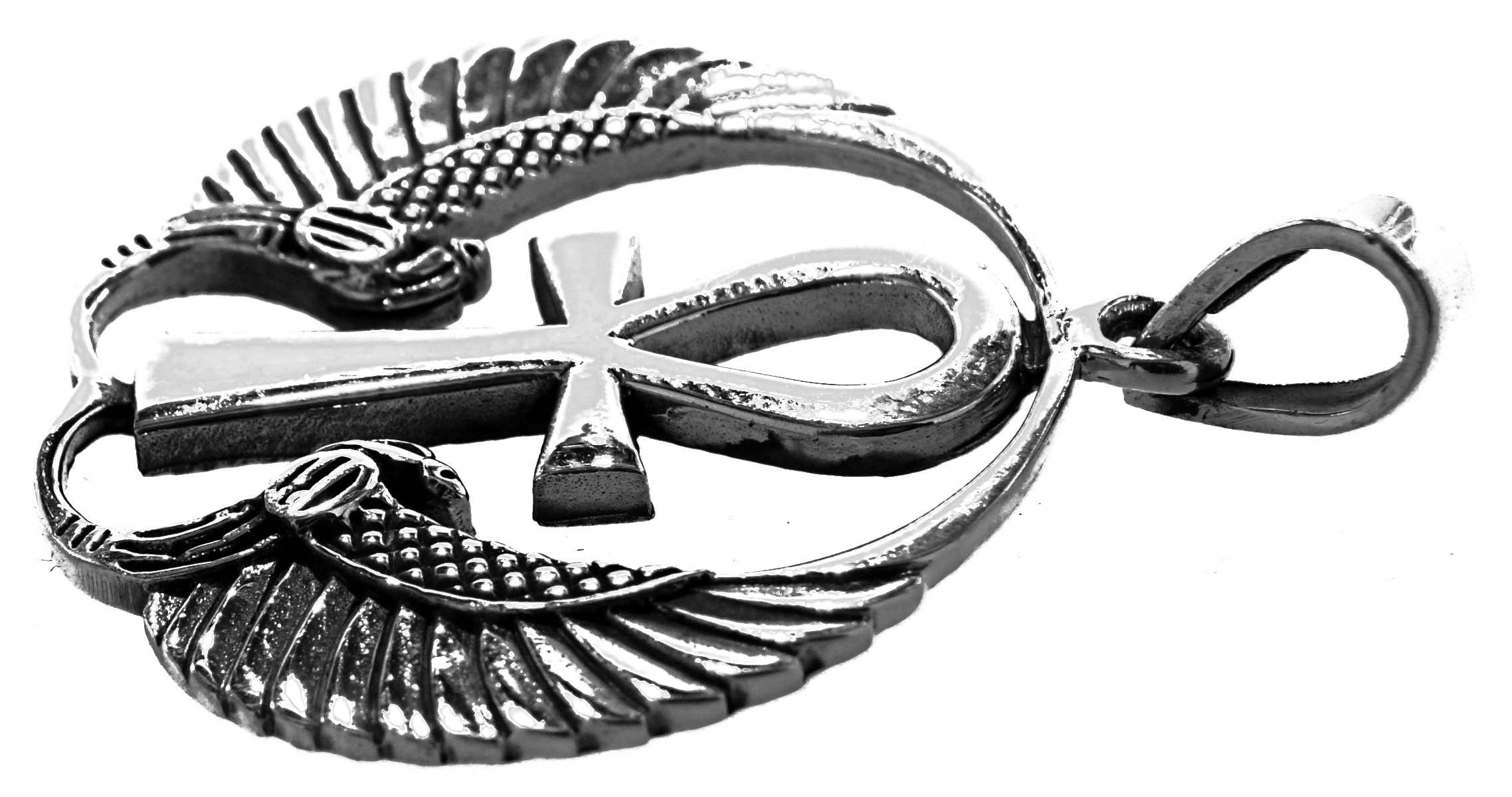 Ankh 925 409 Lebenskraft Kiss Ägypten Leather Nr. Silber Kettenanhänger of Sterling Anch Henkelkreurz Anhänger