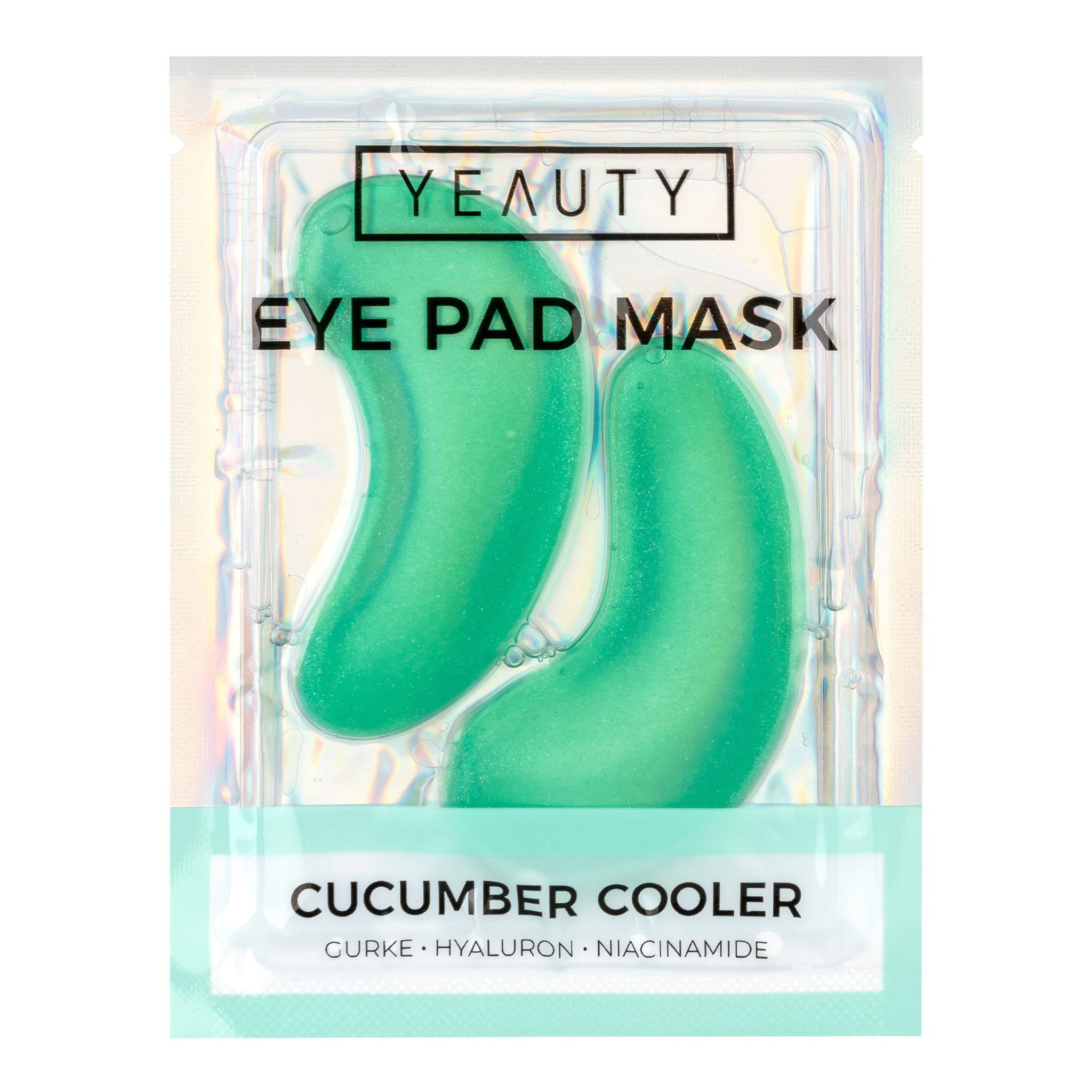 Yeauty Augenpads YEAUTY Eye Pad Mask Cucumber Cooler - 1 Paar