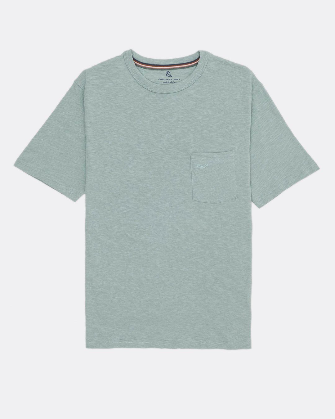 colours & sons T-Shirt T-Shirt, Slub Grün