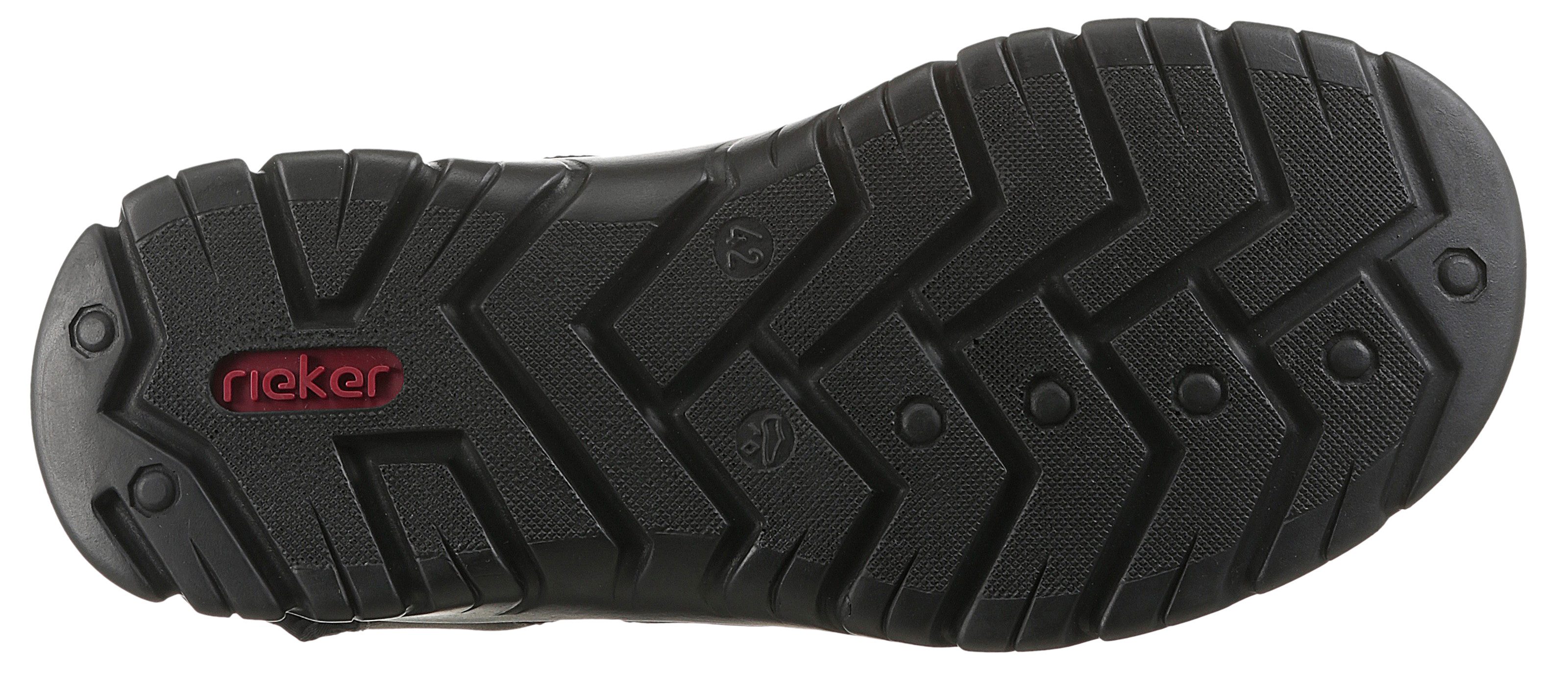 Rieker Sandale, Sommerschuh, Klettschuh, Freizeitsandale, Gummizug, Schellverschluss