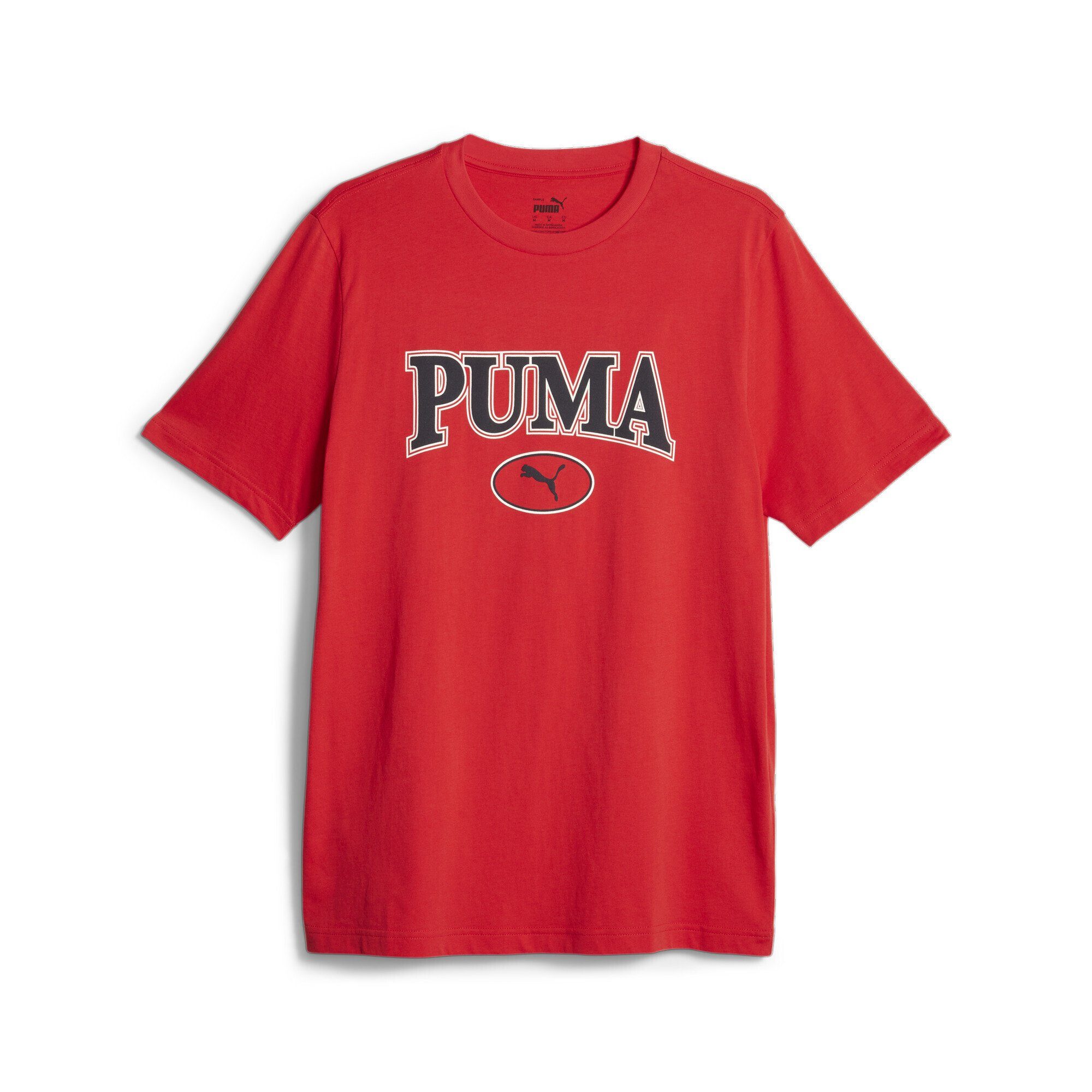 PUMA T-Shirt PUMA SQUAD T-Shirt Herren For All Time Red