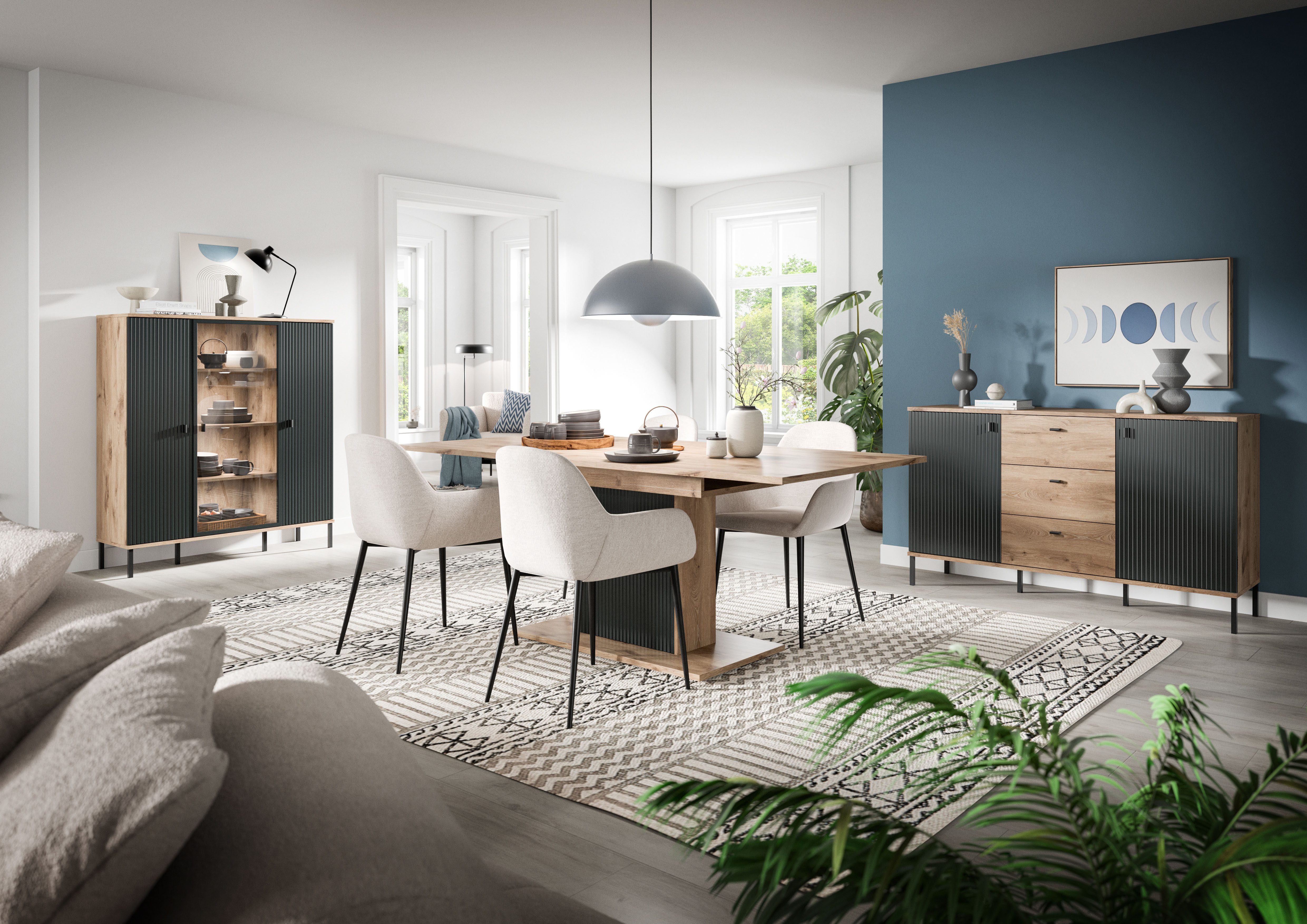 INOSIGN Esstisch TREVERK, Breite:160-200 cm (1-St), Esstisch, Küchentisch, Tisch, Esszimmer, Küche