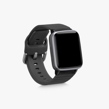 kwmobile Uhrenarmband 2x Sportarmband für Willful Fitnesstracker / Smartwatch, Armband TPU Silikon Set Fitnesstracker