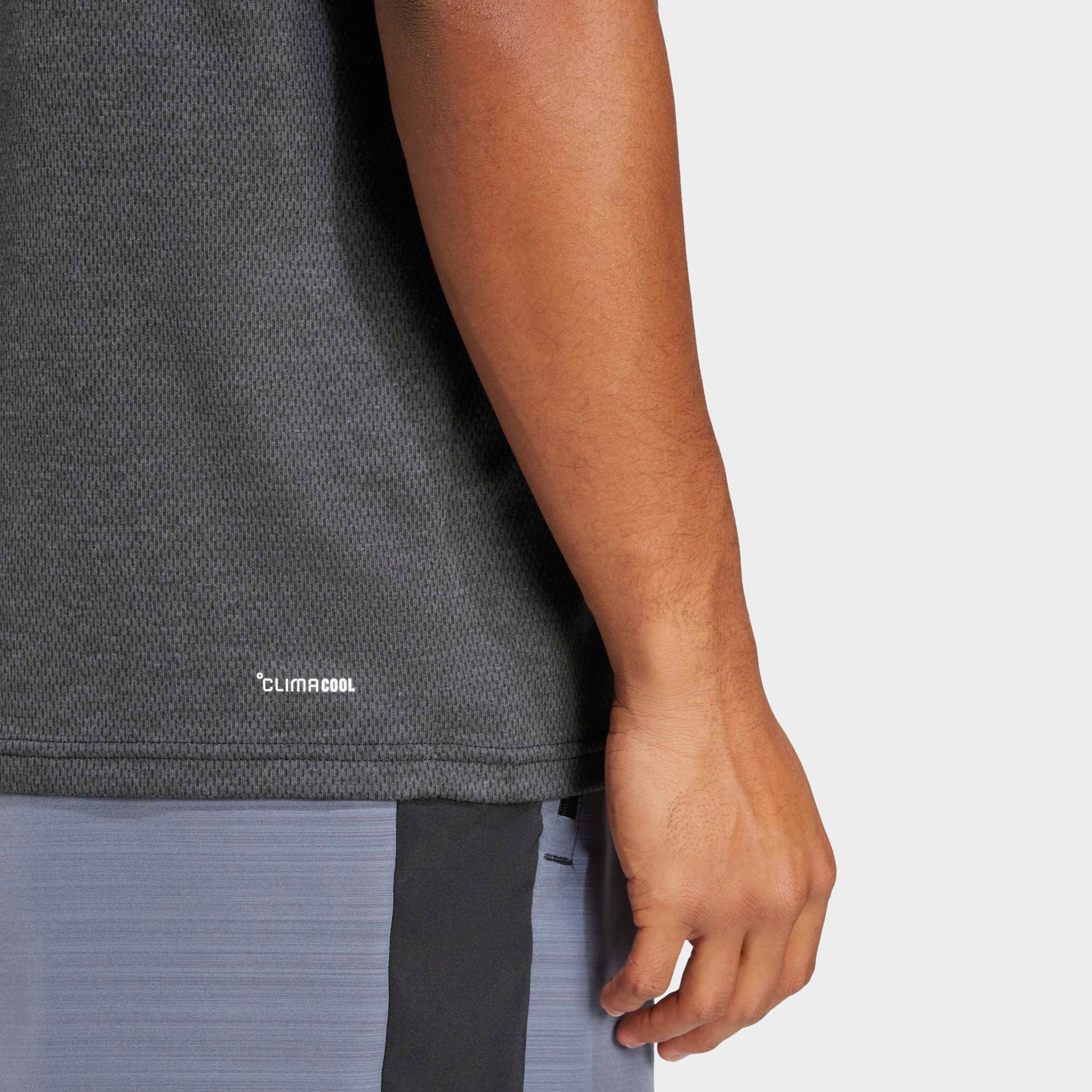 adidas Performance T-Shirt TRAIN ESSENTIALS FEELREADY NOVELTY Trainingsshirt mit CLIMACOOL, Pikeematerial