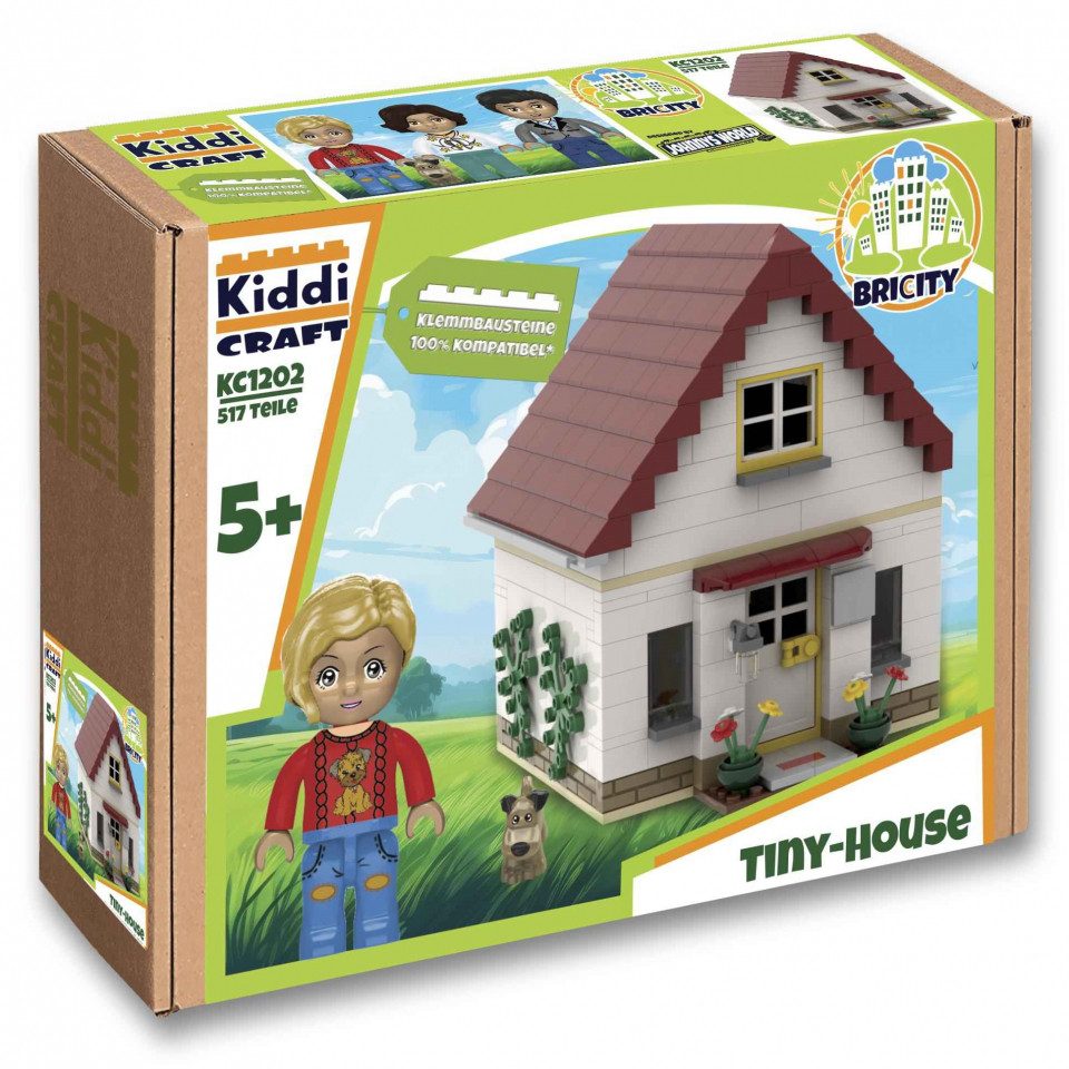 Kiddicraft Spiel, Bricity - Tiny House - deutsch