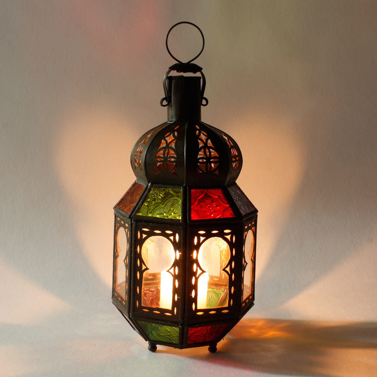 Tamani Ø Casa Marrakesch, Kunsthandwerk 28 Glas, Orientalisches Windlicht & Windlicht Metall Moro cm aus stehend), marokkanische aus o. hängend Laterne 12 L13002 (H