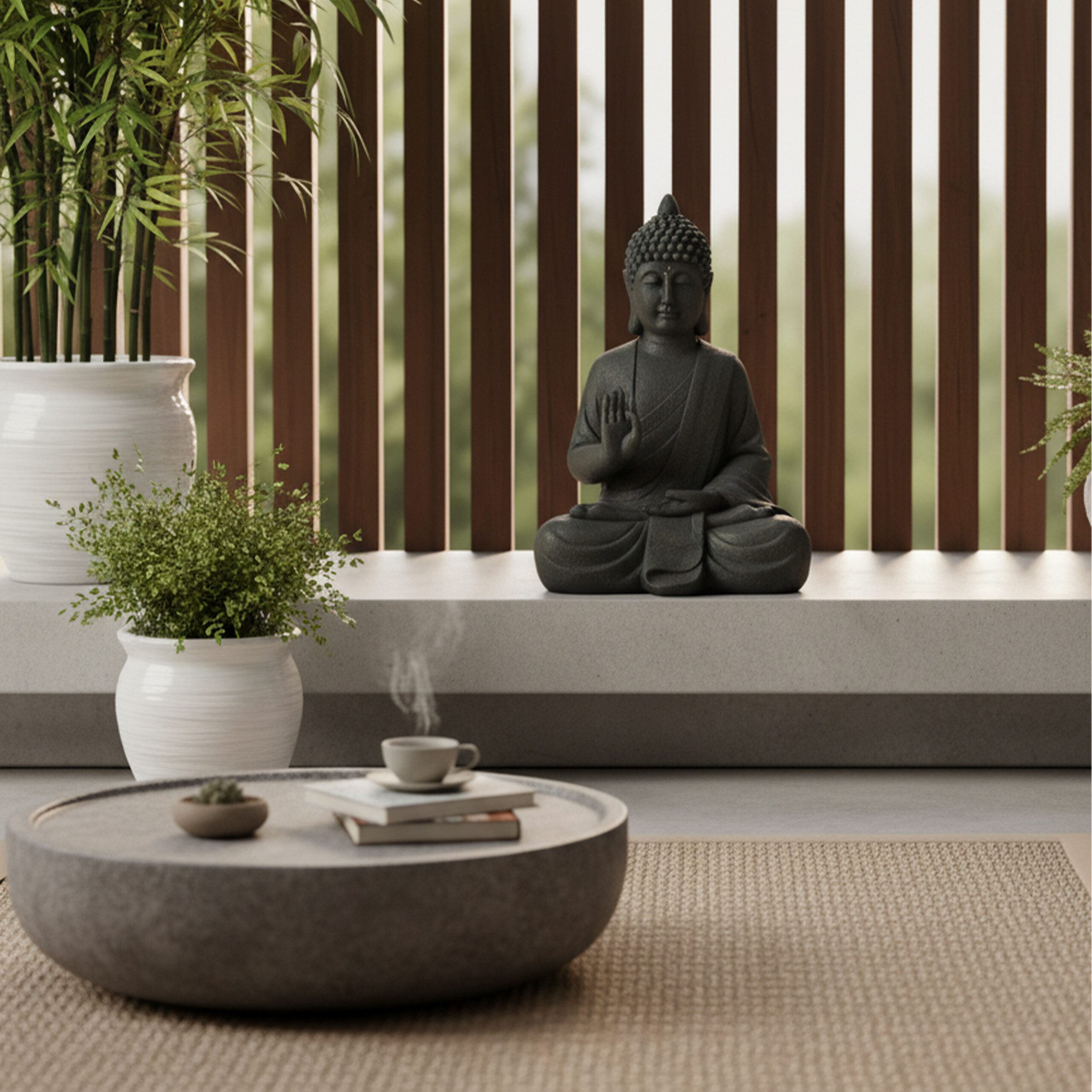 relaxdays Buddhafigur Buddha Figur 52 cm (1 St) – Bild 3 von 5