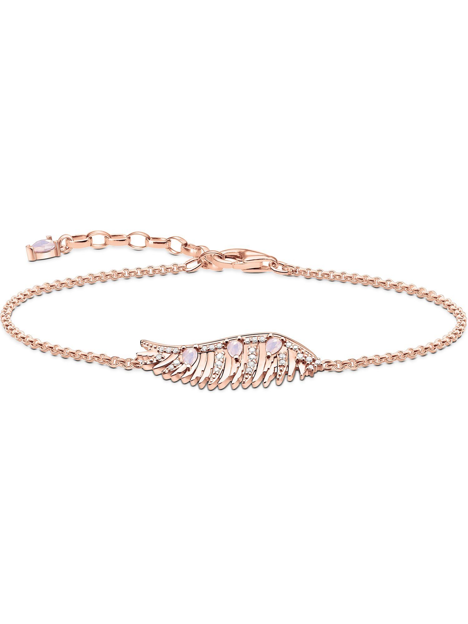 THOMAS SABO Silberarmband Thomas Sabo Damen-Armband 925er Silber Farbstein
