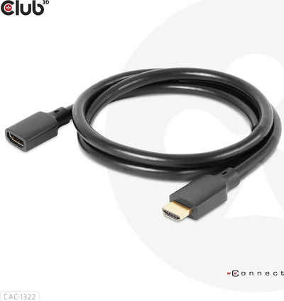 CLUB3D CLUB3D HDMI-Kabel 2.1 UHD-Verlängerungskabel 1 Meter St/Bu retail HDMI-Kabel
