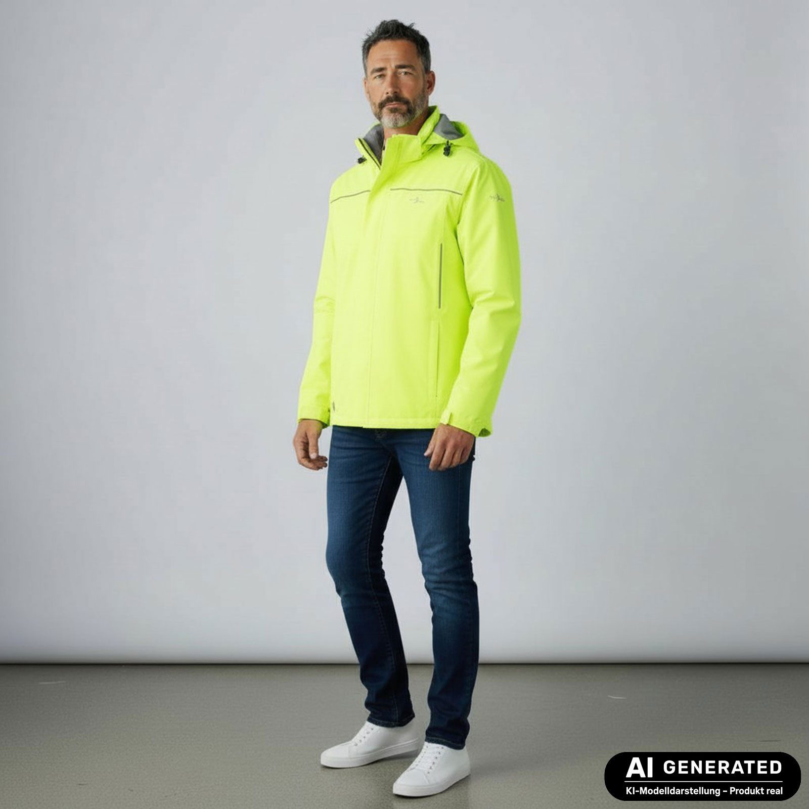 Blue Wave Funktionsjacke Klaas Herren Outdoor-Jacke Klaas - Regenjacke Wander- und Fahrradjacke