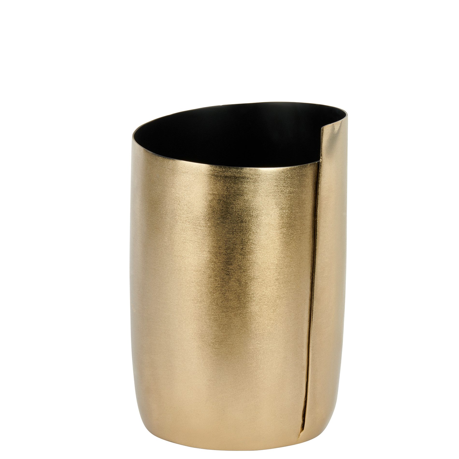 Lambert Dekovase Aline Gefäß Aluminium gold antik H 25 cm D 16,5