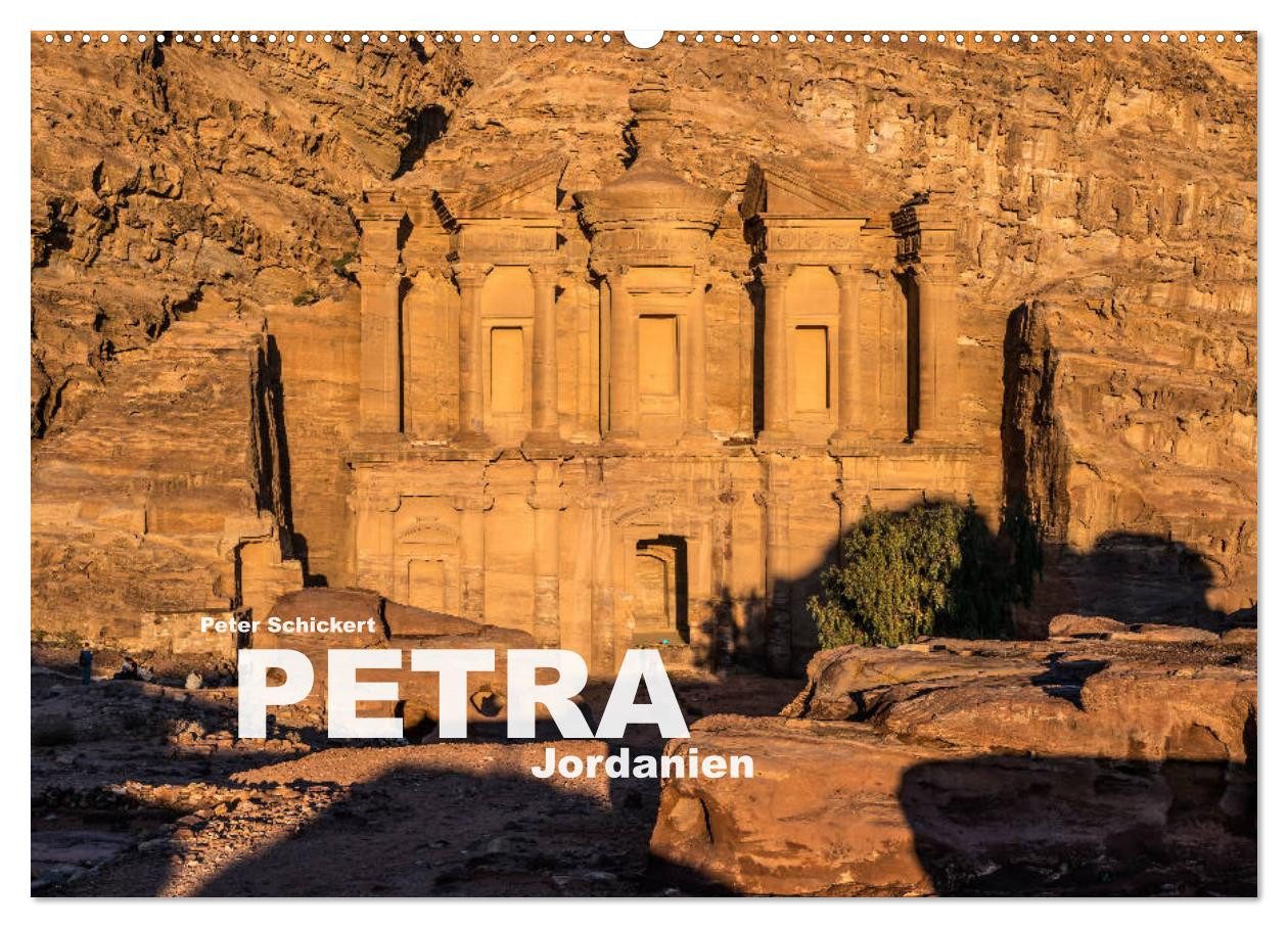 CALVENDO Wandkalender Petra - Jordanien (Wandkalender 2027 DIN A2 quer), CALVENDO Monatskale
