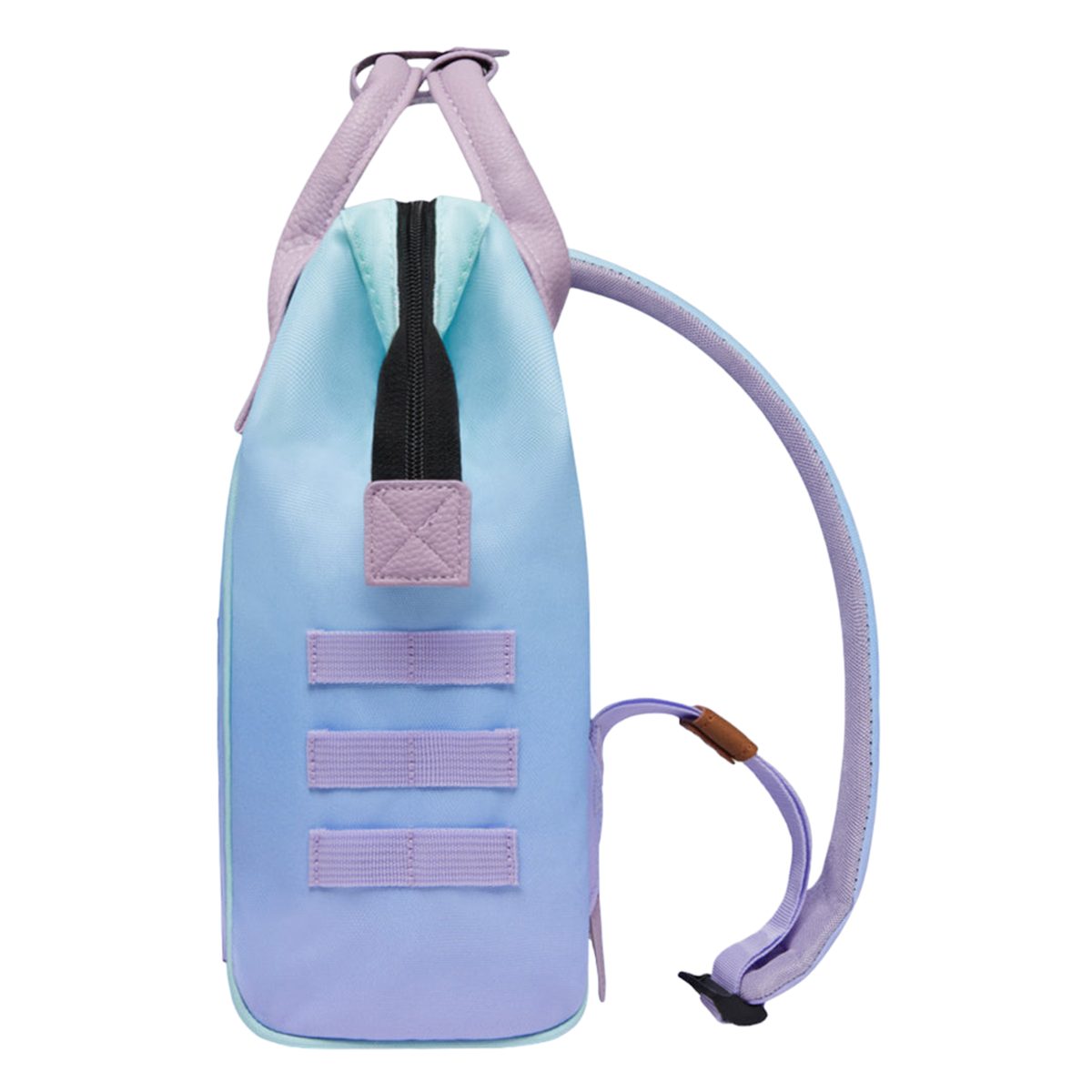 CABAIA Rucksack Adventurer Small Mykonos (Set, 3-tlg., inkl. 2 auswechselbaren Vordertaschen), Tagesrucksack mit austauschbaren Vordertaschen