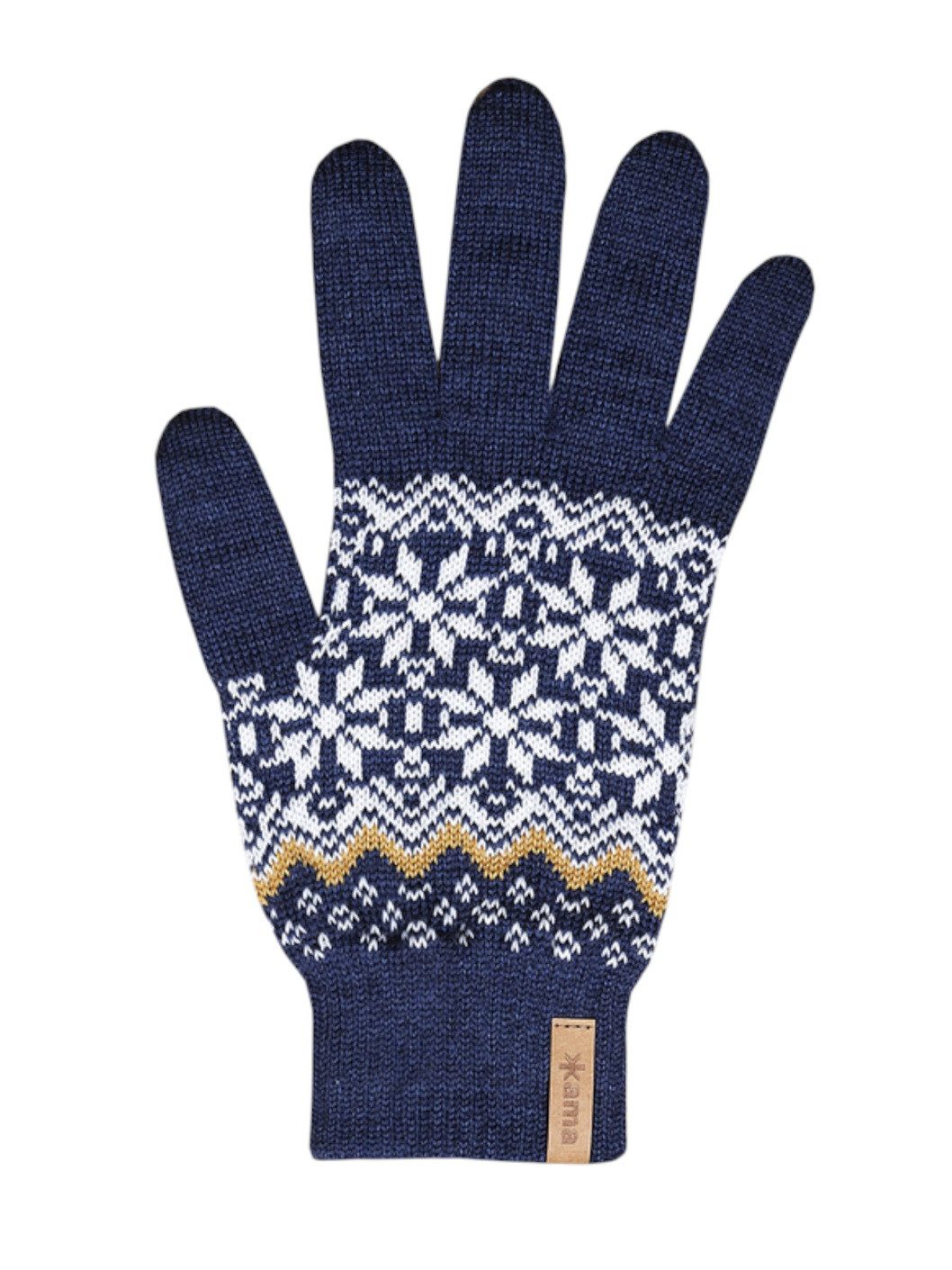 kama Multisporthandschuhe Winterhandschuhe R116 (Merinowolle, warm) navyblau - 1 Paar