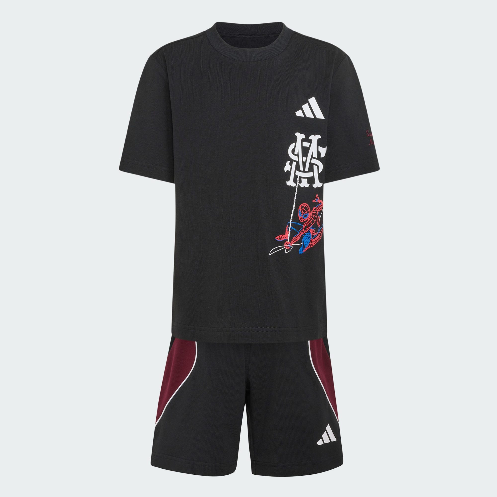 adidas Sportswear Jogginganzug ADIDAS MARVEL SPIDER-MAN SET, T-SHIRT UND SHORTS (1-tlg)