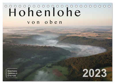 CALVENDO Wandkalender »Hohenlohe von oben (Tischkalender 2023 DIN A5 quer)«
