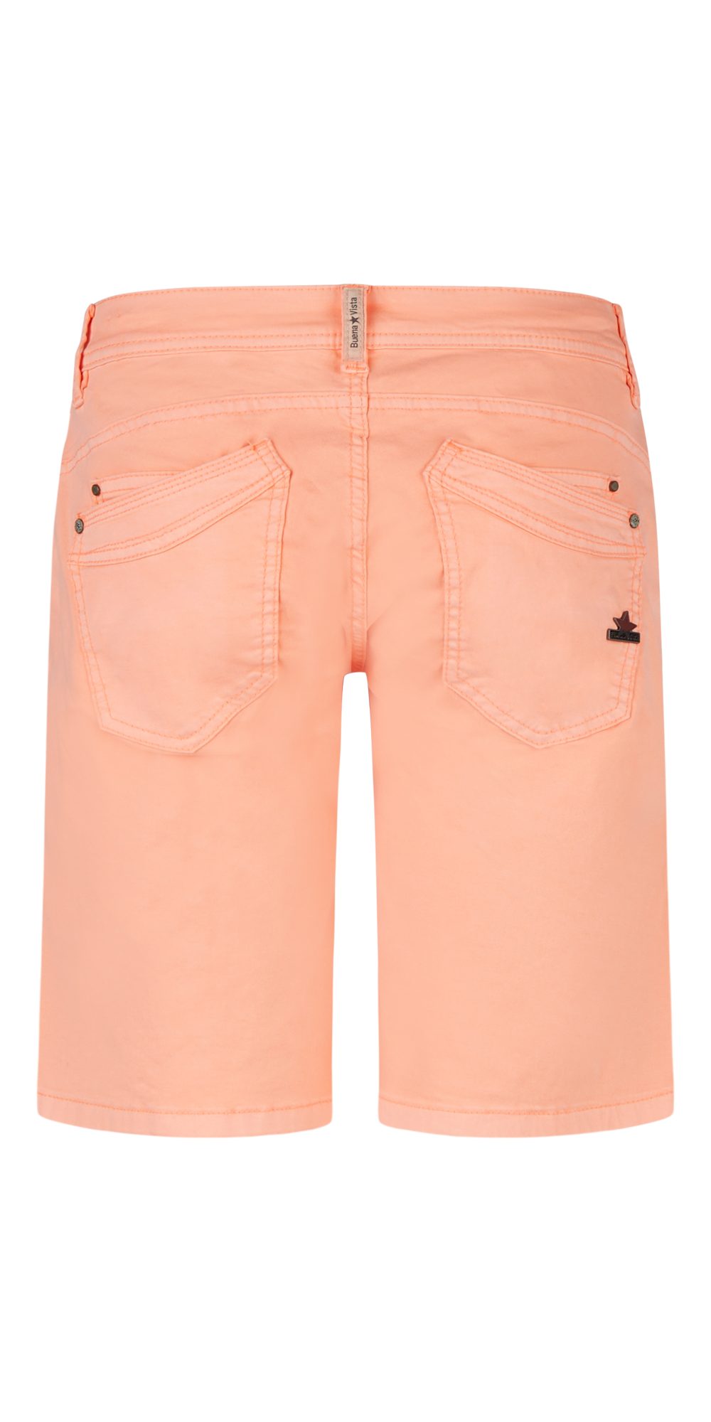 Buena Vista Stretch-Jeans BUENA VISTA MALIBU SHORT neon orange BV B5025 4003.34 - Stretch Twill