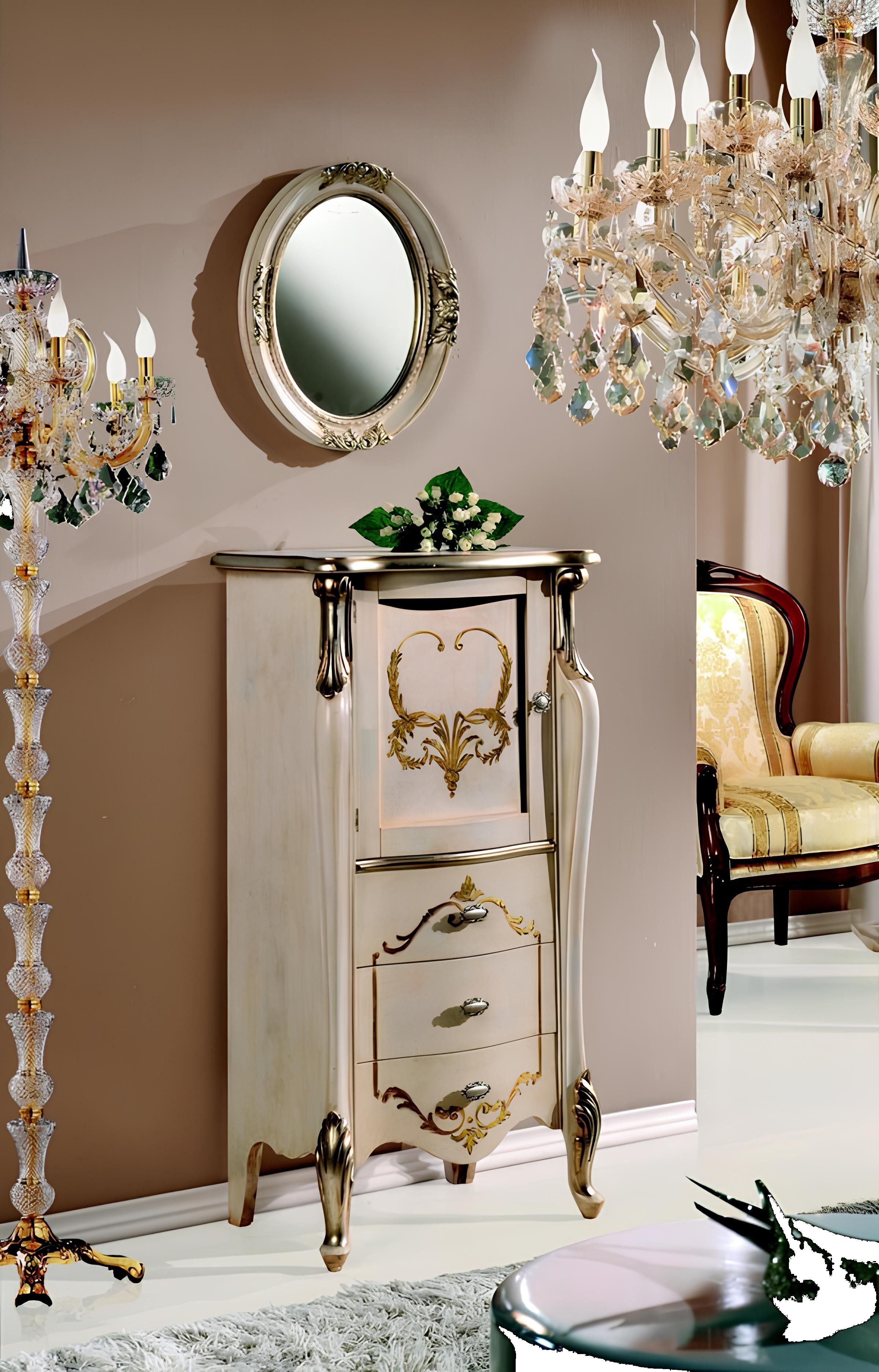 Kommode Neue italienische Barock-Stil Wohnzimmer-Kommode in Schrankform