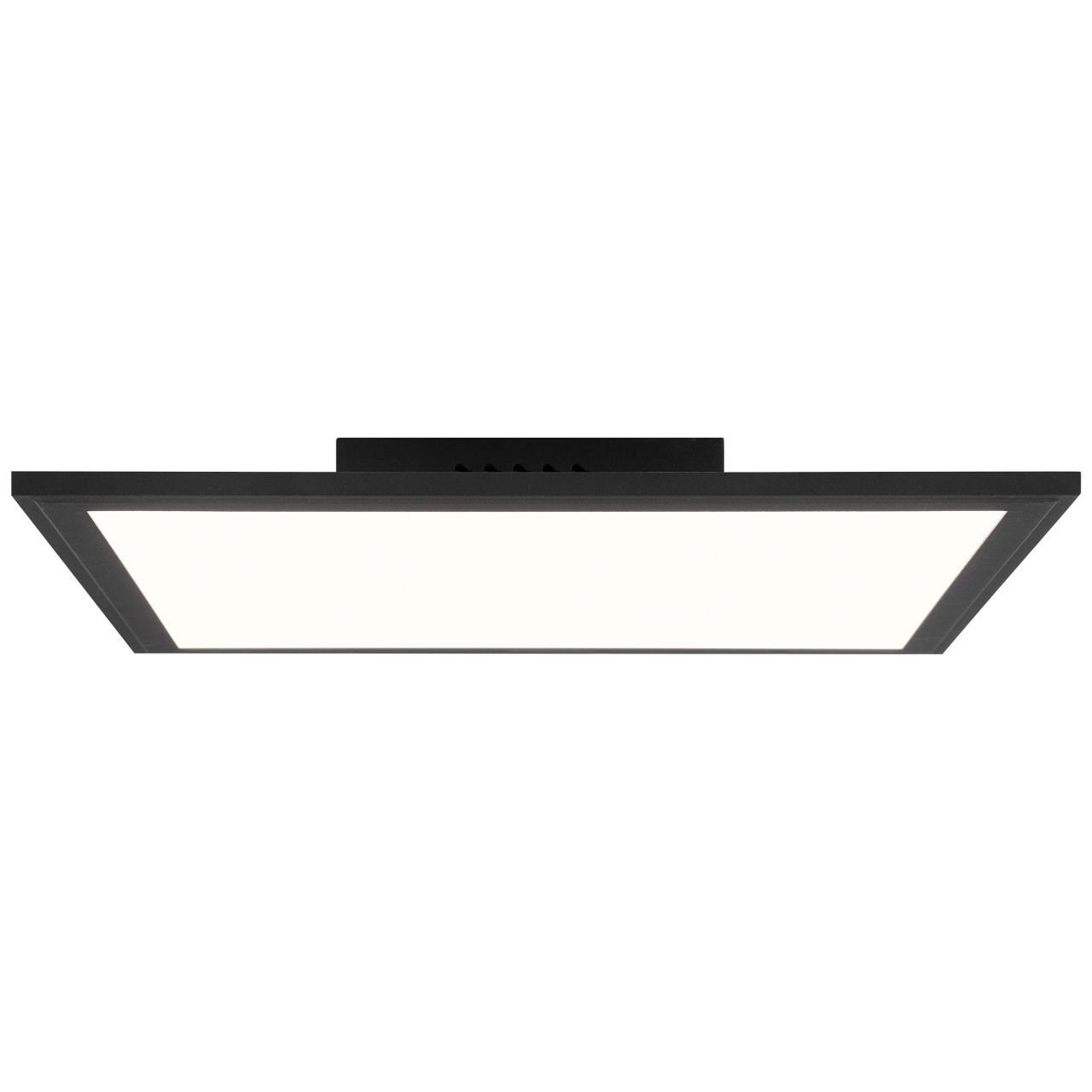 LED RGB Brilliant Lampe, sand Metall/K schwarz, Abie, 40x40cm Deckenaufbau-Paneel 2700-6200K, Deckenleuchte Abie