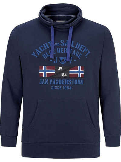 Jan Vanderstorm Sweatshirt »FAPI« bequeme Passform, Comfort Fit
