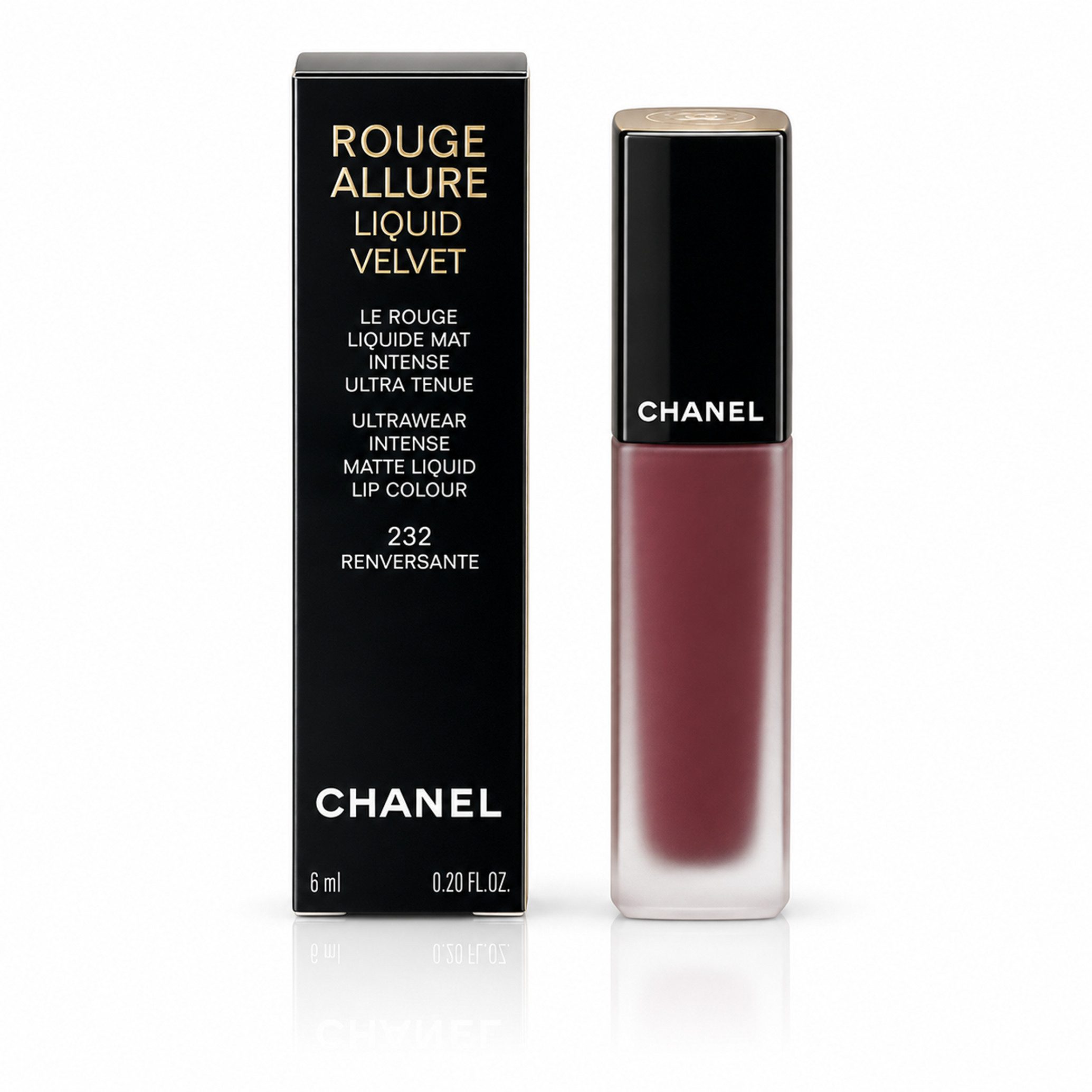CHANEL Lippenstift Chanel Rouge Allure Liquid Velvet Matte Lipgloss 232 Renversante 6 ml