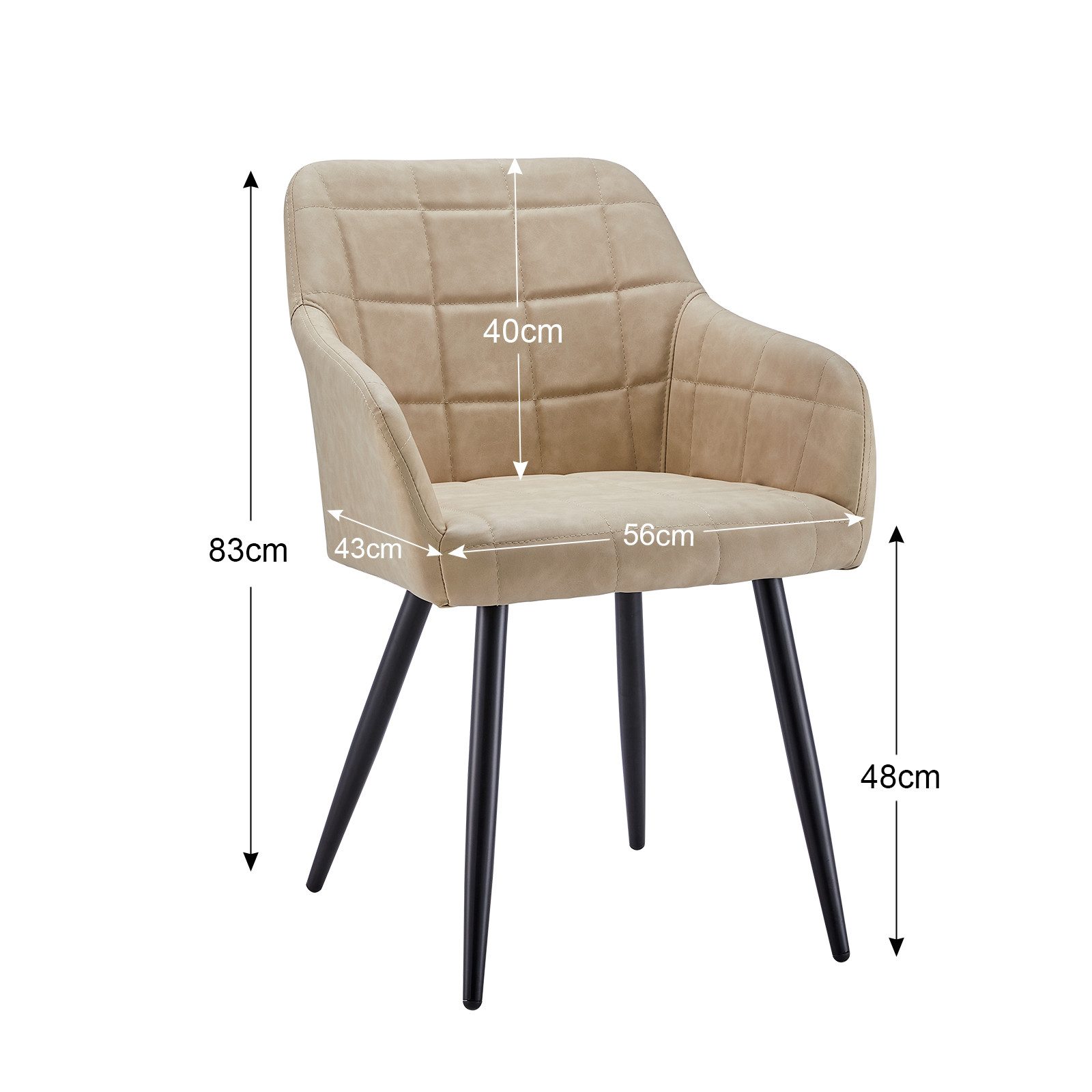 Ofcasa Esszimmerstuhl Polsterstühle (4er Set), Weich günstig online kaufen