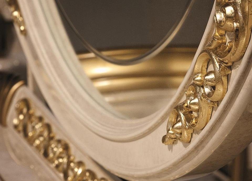 Luxus Holz Italienische JVmoebel Neu Stil Kommode Möbel Set Kommode Spiegel mit 2tlg