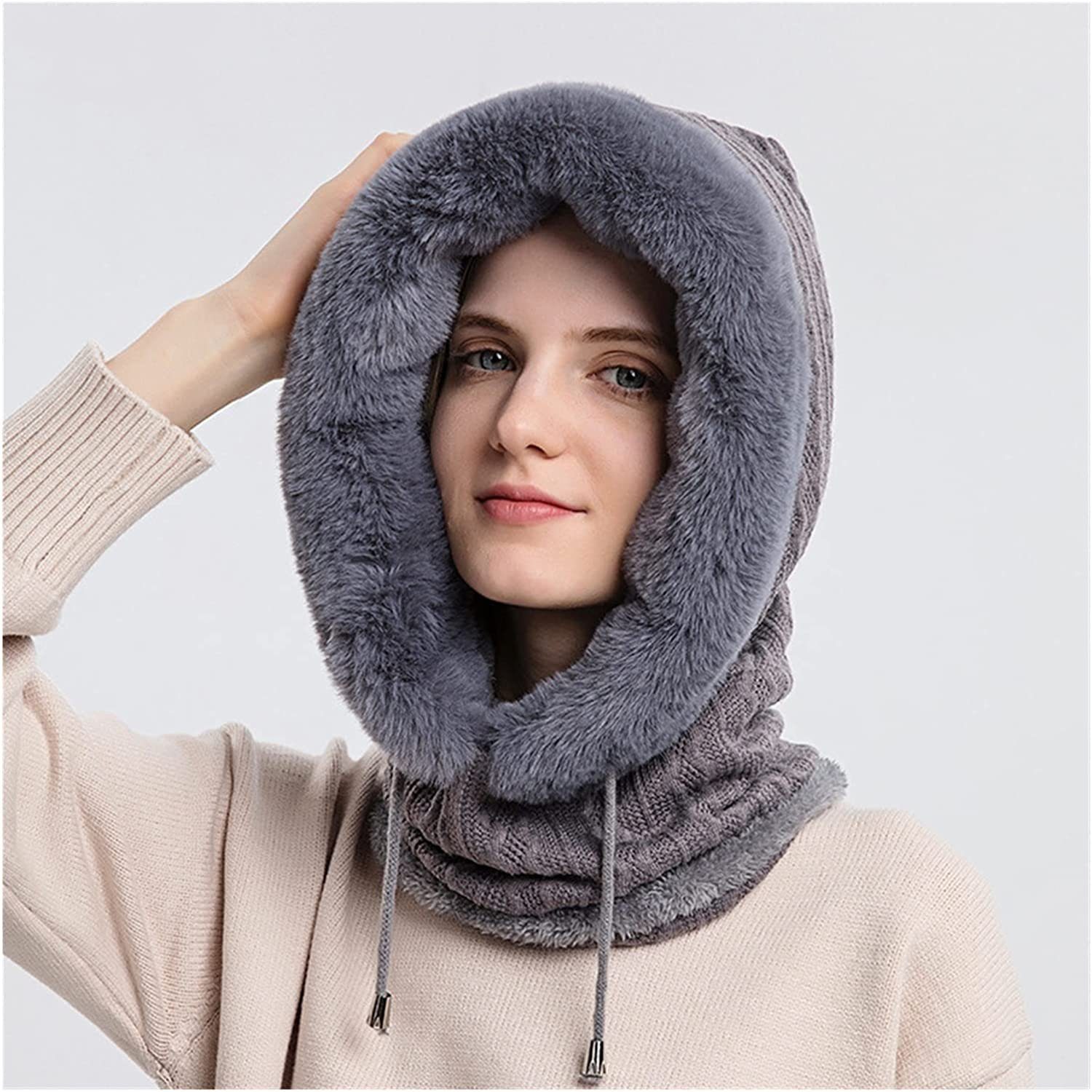 XDeer Mütze & Schal Wintermützen,Strickmützen,Warme Kapuzen günstig online kaufen