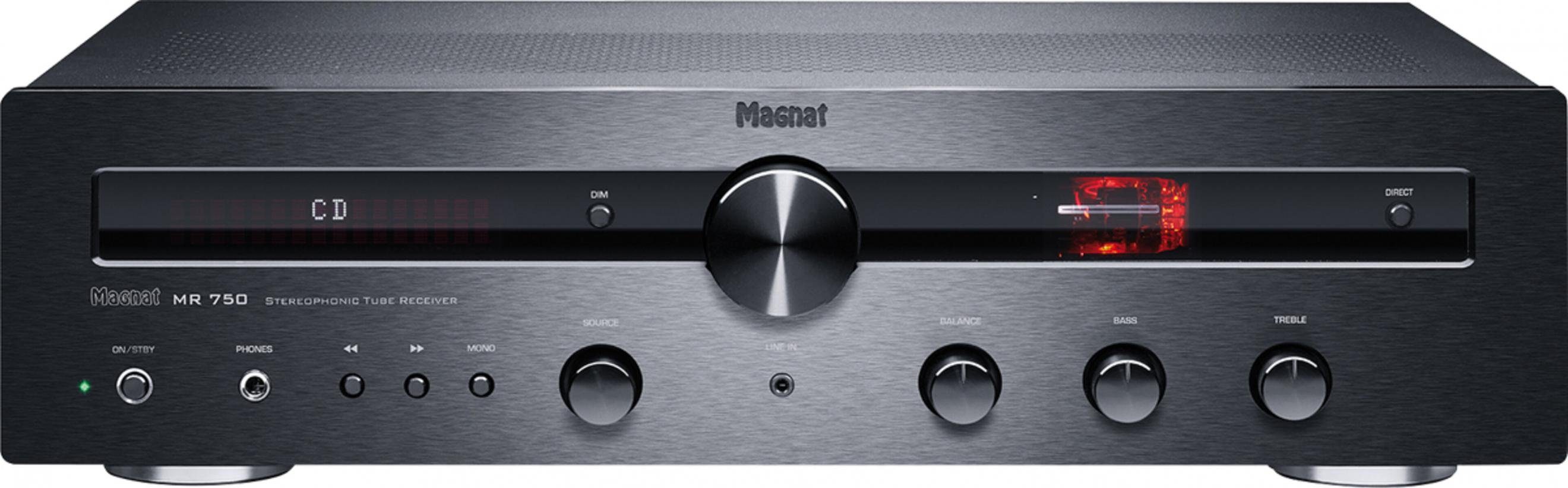 Magnat Receiver MR 780 schwarz Aktion AV-Receiver (keine, Stabiles Vollmetallgehäuse mit massiver, gebu?rsteter Aluminiumfront)