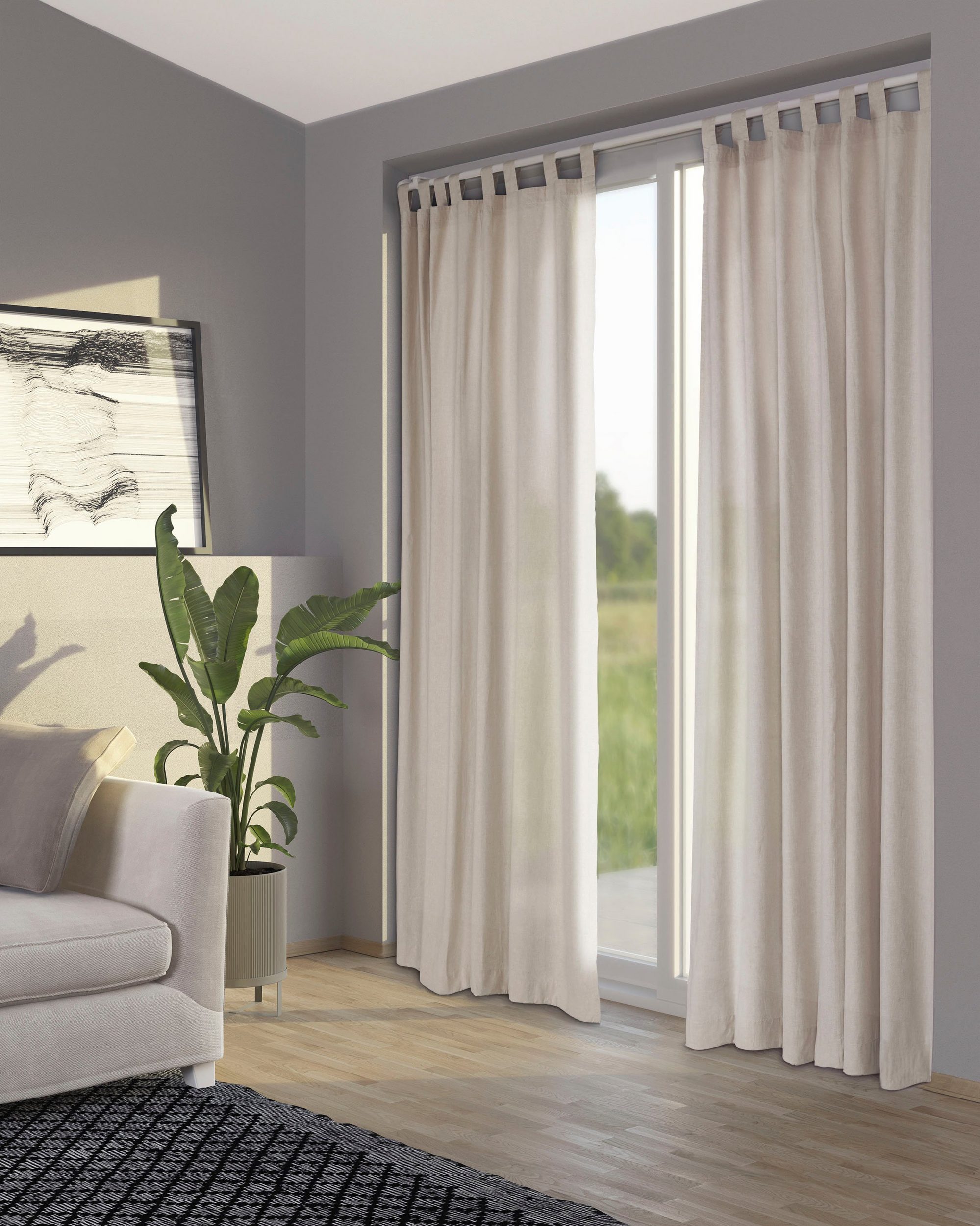 Vorhang »Stone-Washed«, Primera, Schlaufen