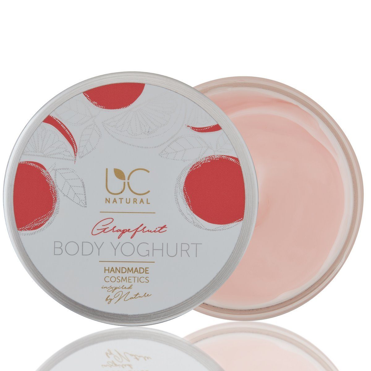 UC Natural Körpercreme handgemacht 1-tlg., vegan Natural UC Body Body Yoghurt 220g Grapefruit Yoghurt Set