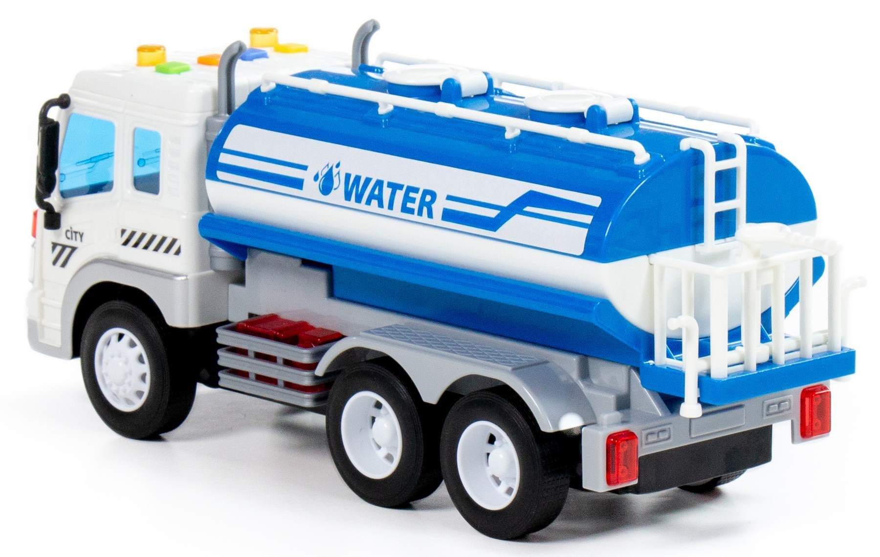 Polesie Spielzeug-LKW Tankwagen CITY Schwungrad Fahrzeug Licht Sound günstig online kaufen