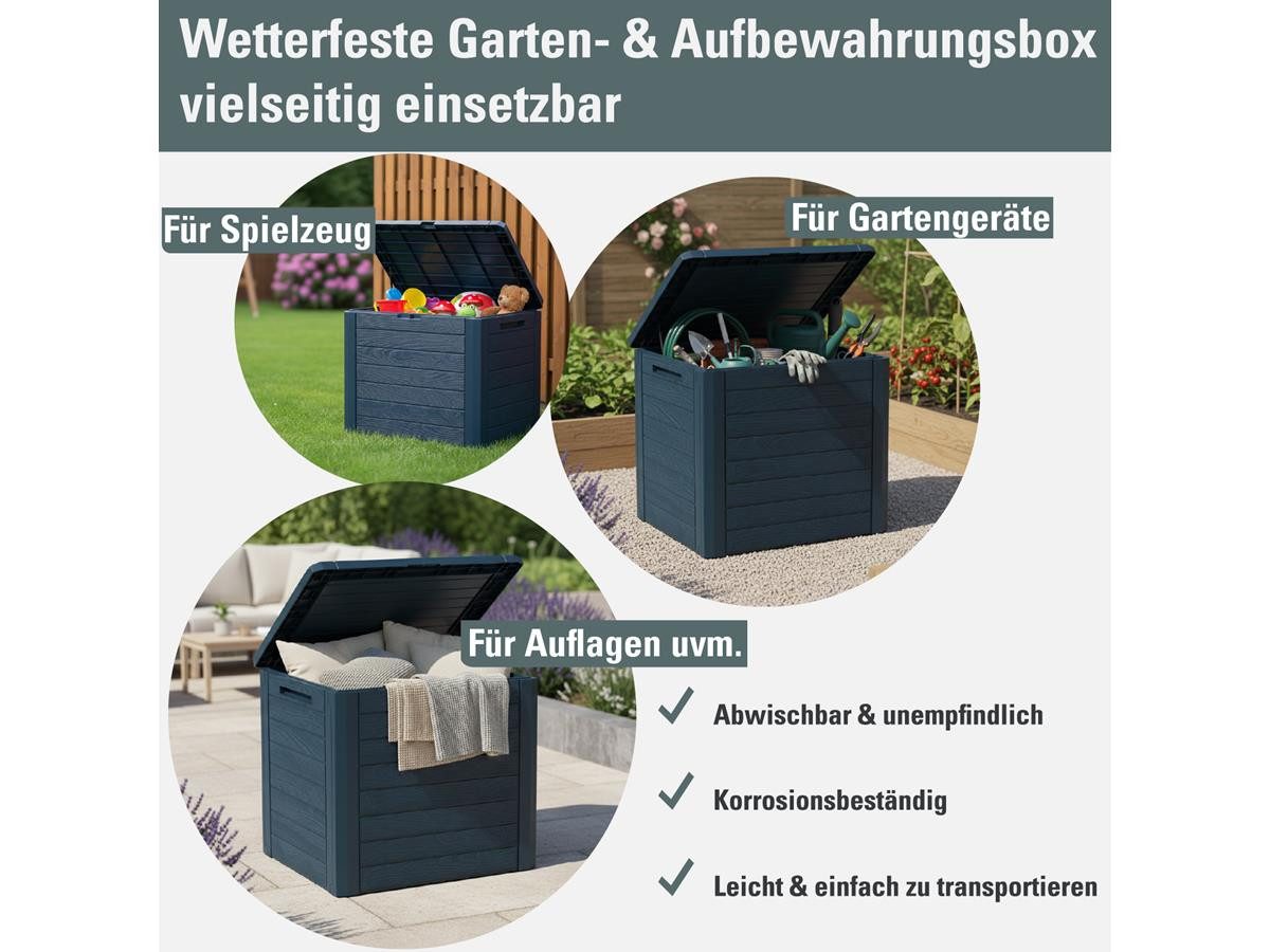 Prosperplast Aufbewahrungsbox Woodebox (1 St., OTTOs Choice), anthrazit, 140 liter – Bild 2 von 5