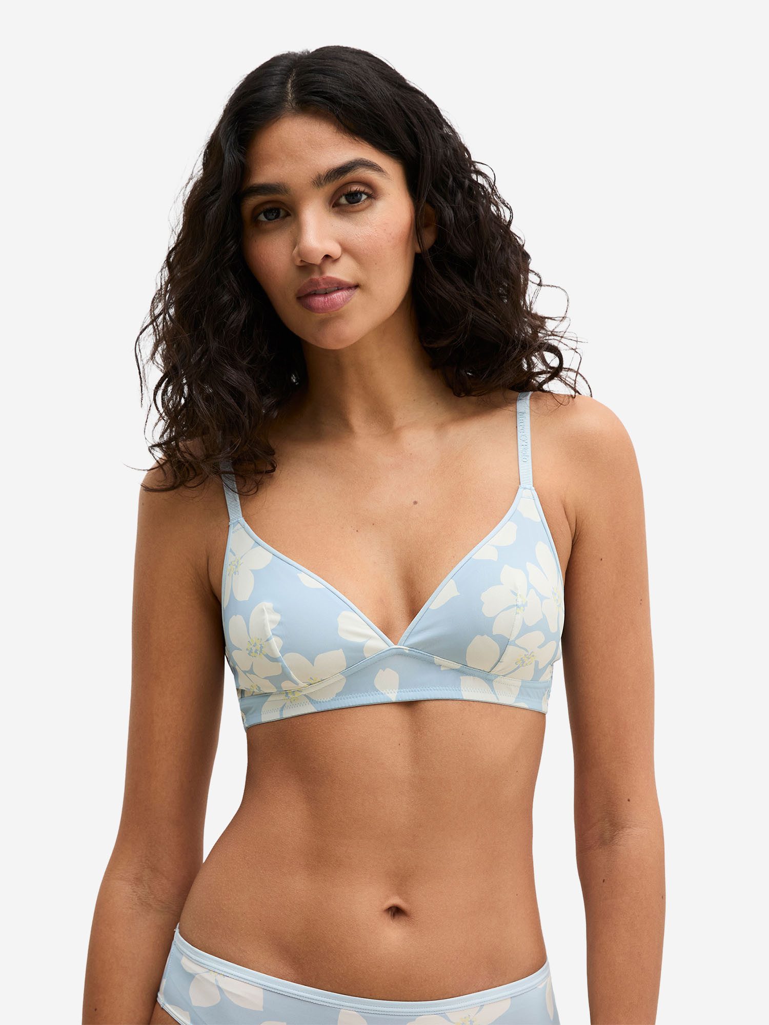 Marc O'Polo Bralette Poetic Bloom Soft‑BH, Spitzen‑Bralette, BH ohne Bügel