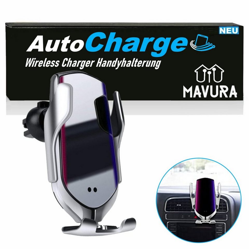 MAVURA AutoCharge Qi Auto Wireless Charger Handyhalterung KFZ