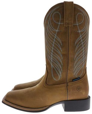 Ariat ROUND UP WIDE SQUARE TOE H2O Damen Westernreitstiefel Cowboystiefel Waterproof