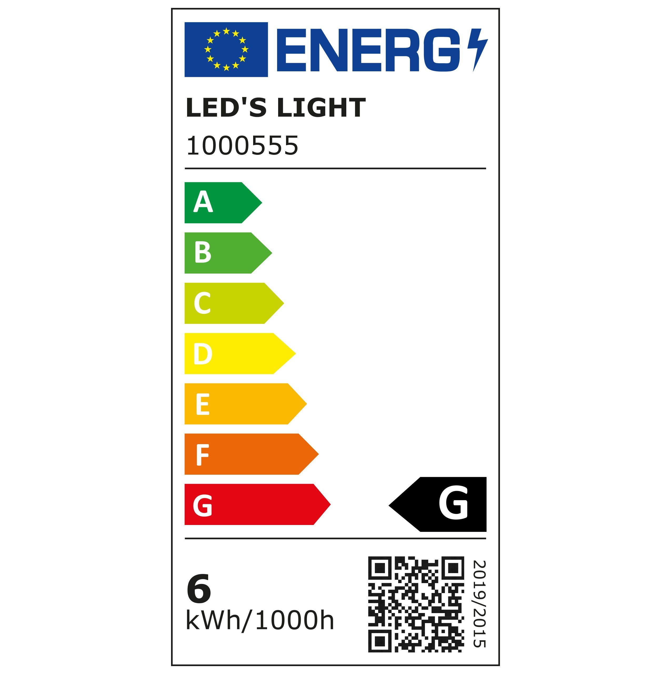 LED's light LED Außen-Wandleuchte 1000555 IP65 Up-Down Außen-Wandleuchte, 6 Watt warmweiß LED, schwarz LED