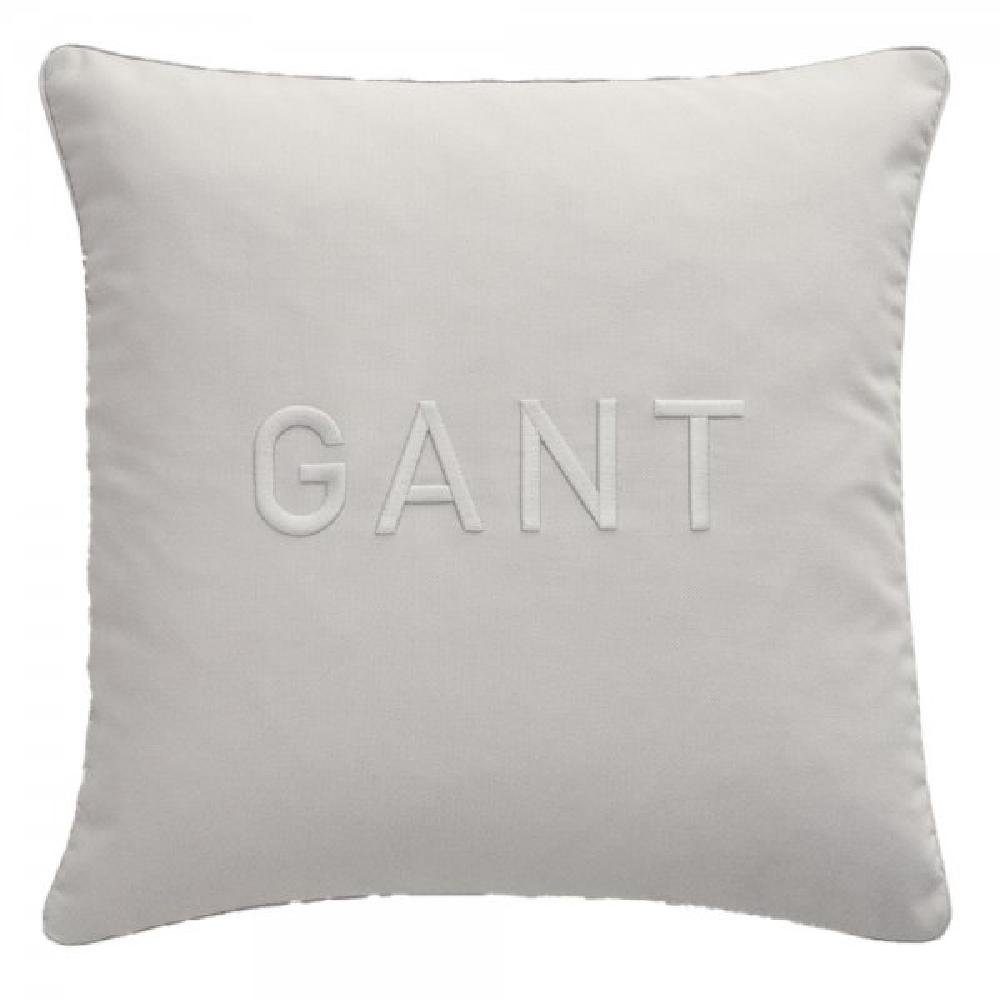 Gant Kissenhülle Gant Home Kissenhülle Baumwolle Gant Logo Grey (50x50cm)