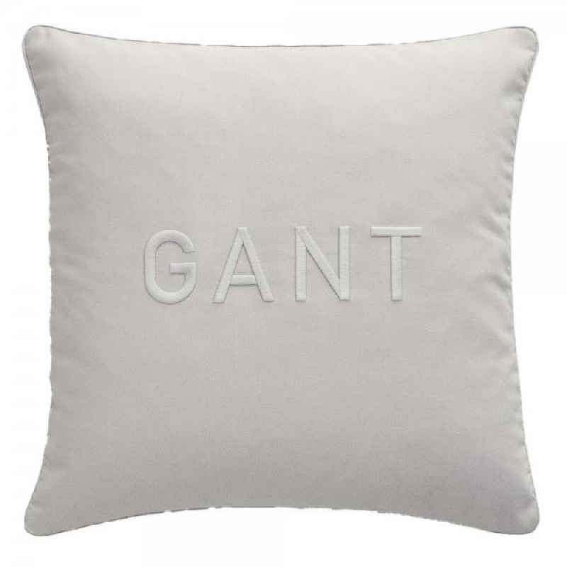 Kissenhülle Gant Home Подушкиhülle Baumwolle Gant Logo Grey (50x50cm), Gant
