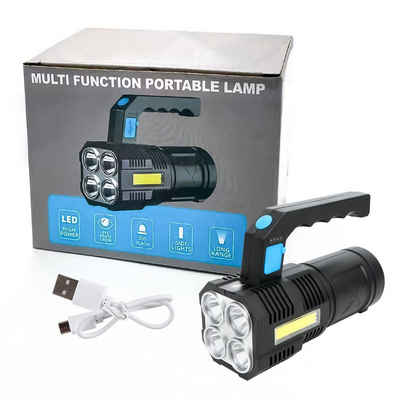 LifeImpree Taschenlampe, LED Campinglampe, Tragbar Handscheinwerfer, 4 Modi