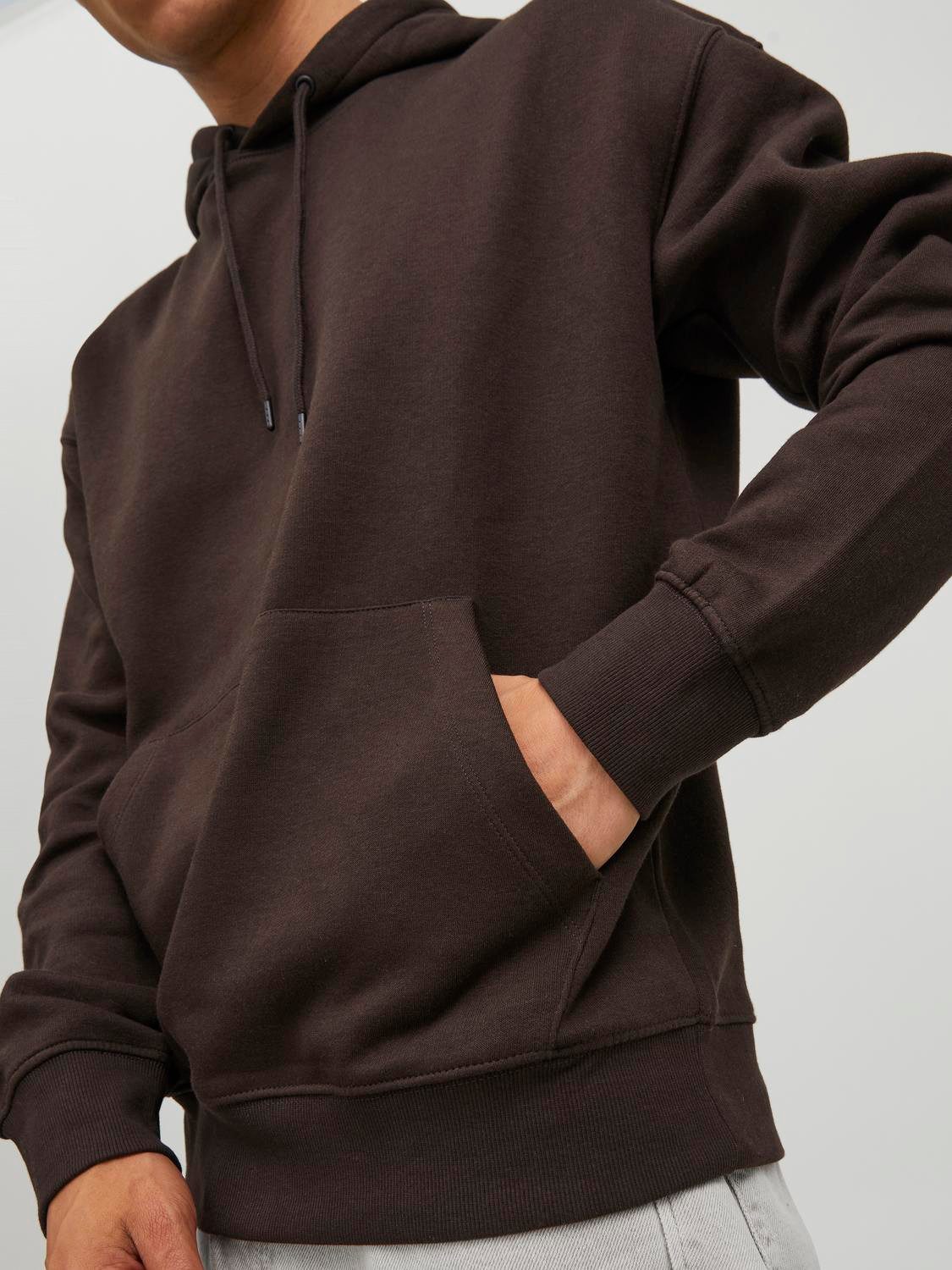Jack & Jones Kapuzensweatshirt JJESTAR BASIC SWEAT HOOD NOOS mit Rippbündch günstig online kaufen