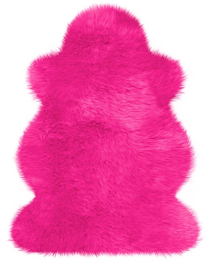 Heitmann Felle Fellteppich Lammfell farbig - Premium Qualität, fellförmig, Höhe: 70 mm, echtes Austral. Lammfell, besonders dicht & weich, verschiedene Größen