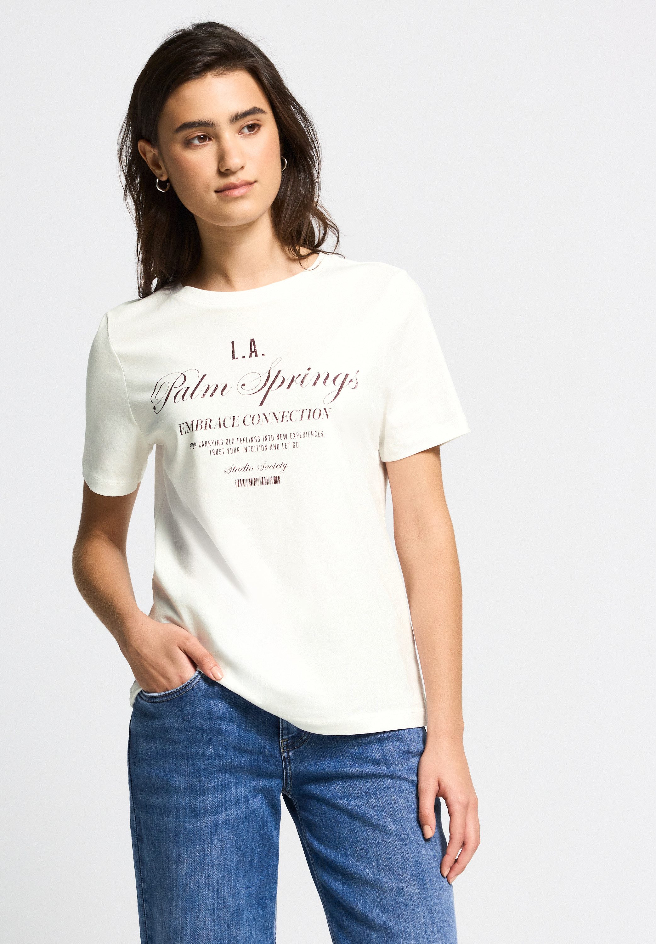 STREET ONE STUDIO T-Shirt Feel Good günstig online kaufen
