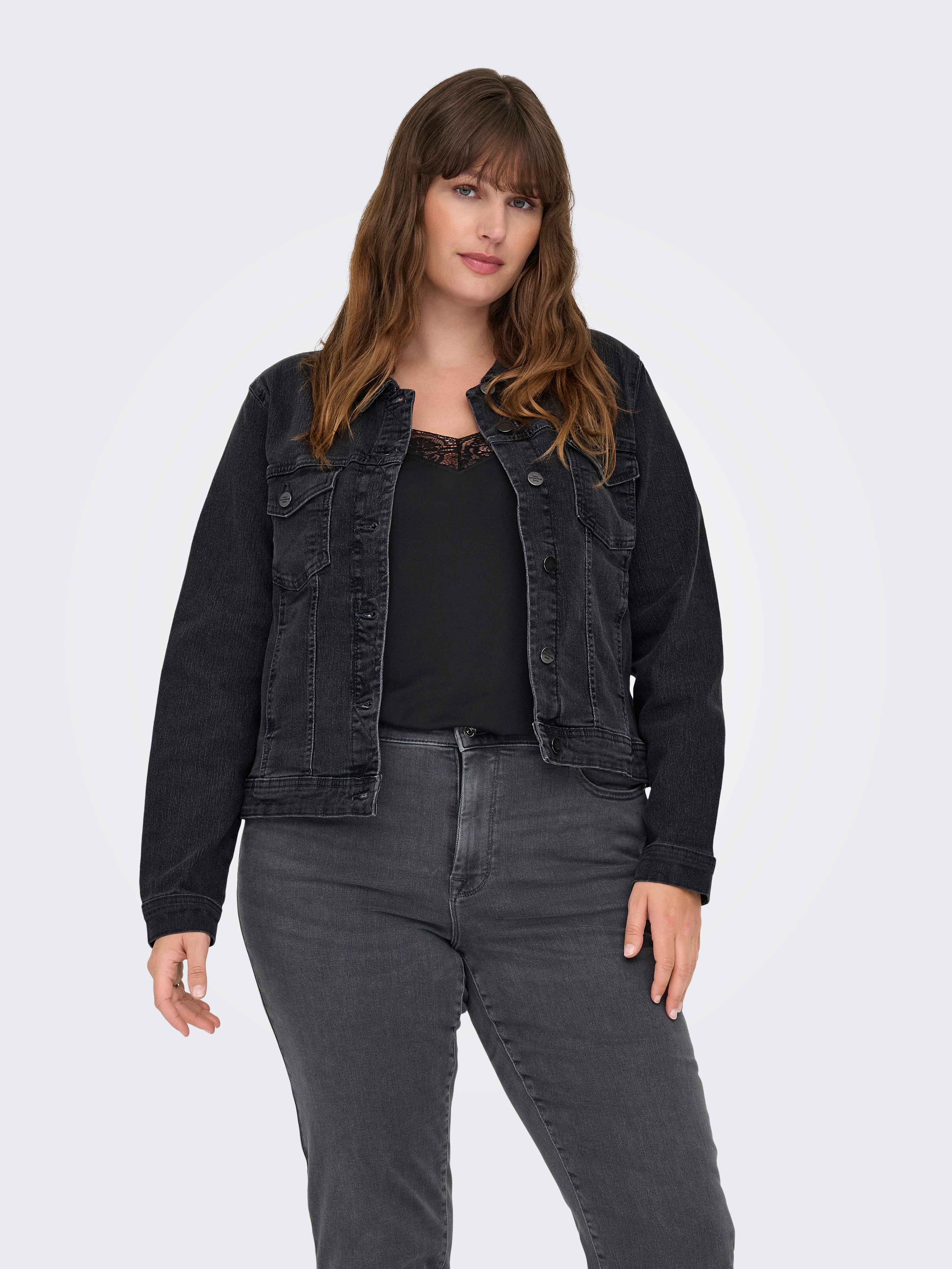 ONLY CARMAKOMA Jeansjacke CARWESPA LS DGD günstig online kaufen