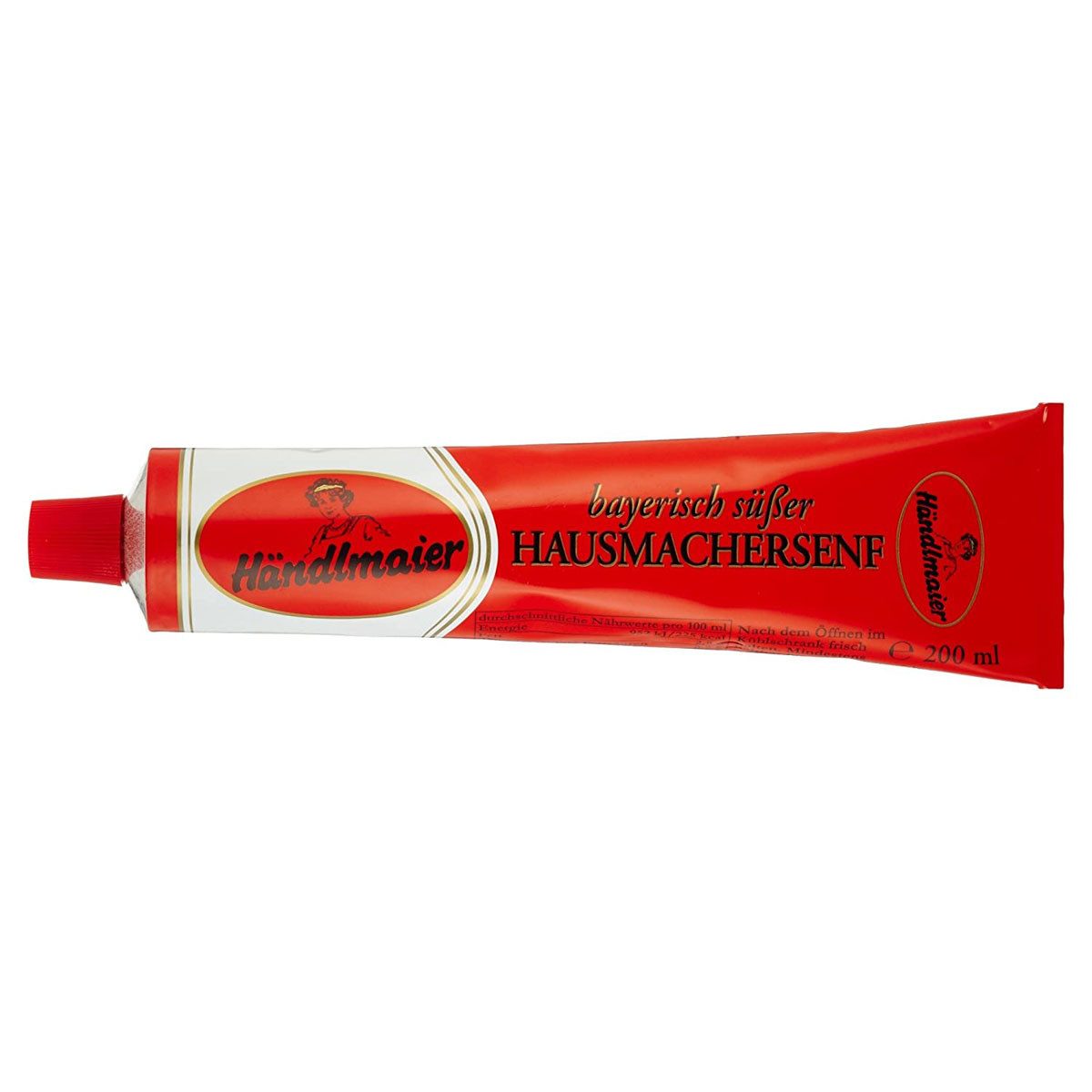 Händlmaier Saucen, Händlmaiers bayrischer süßer Hausmachersenf in der Tube 200ml